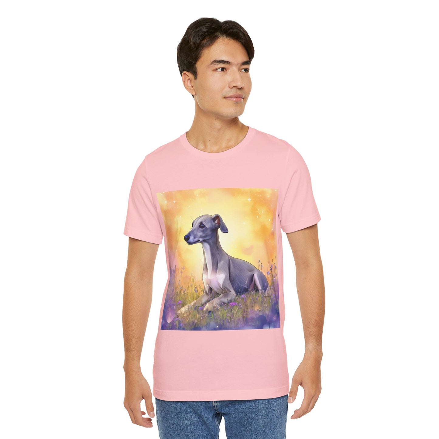 Sunset Greyhound Jersey Short Sleeve Tee