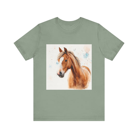 Playful Quarter horse Unisex Jersey Short Sleeve Tee