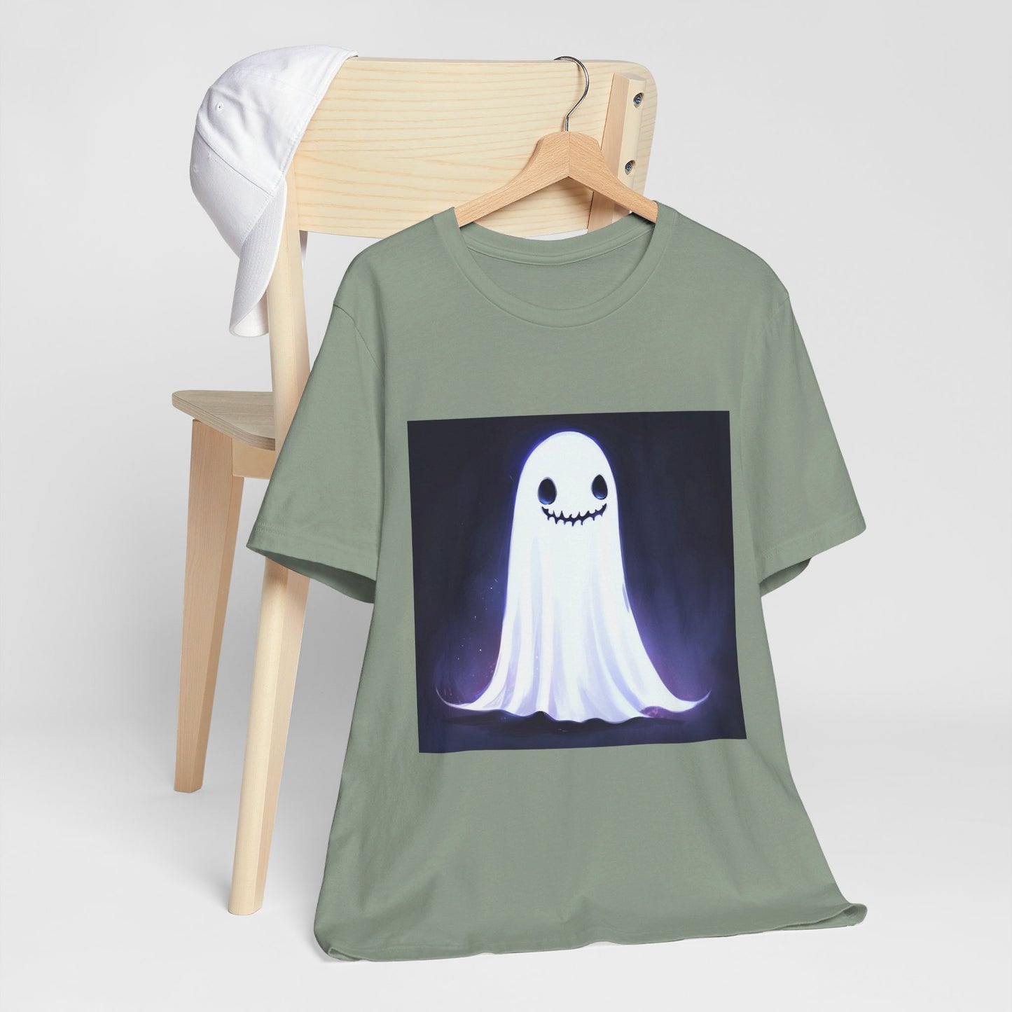 Creepy Cute Ghost Unisex Jersey Short Sleeve Tee