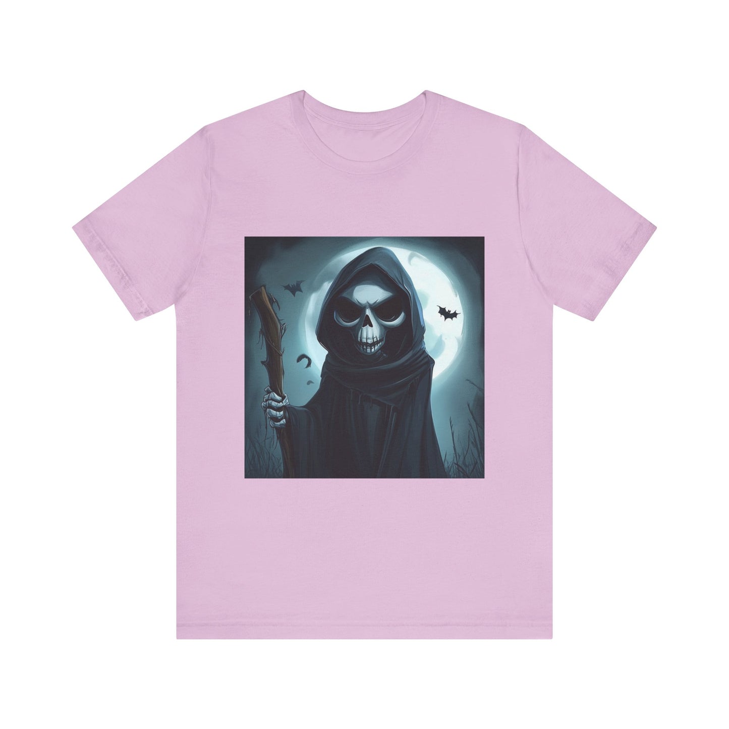 Spooky Grim Reaper Unisex Jersey Short Sleeve Tee