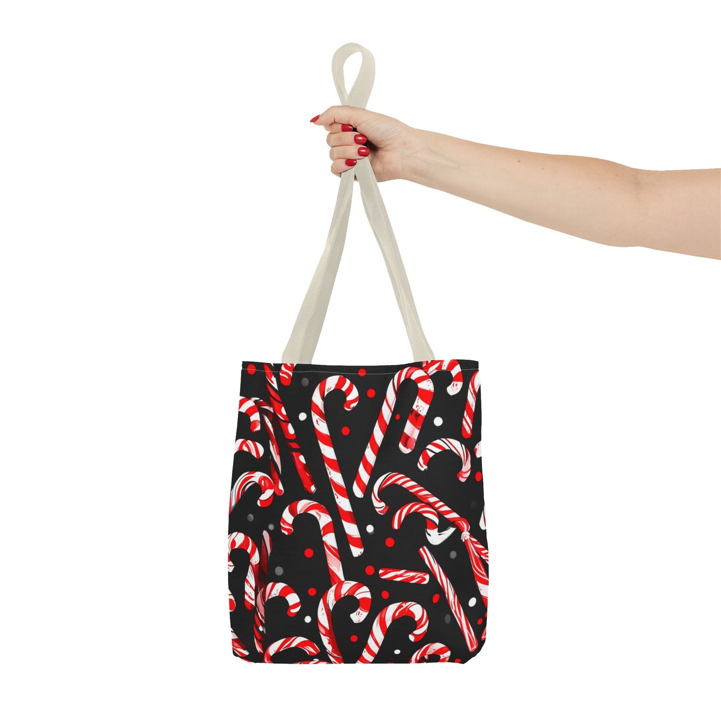 Cute Candy Canes Tote Bag (AOP)