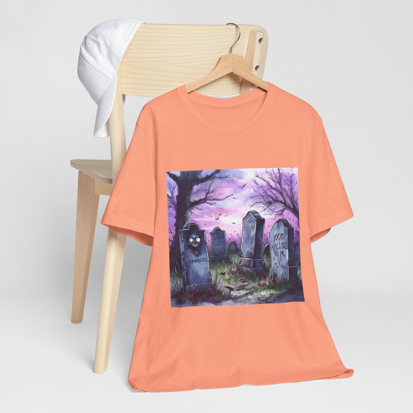 Purple Graveyard Unisex Jersey Short Sleeve Tee