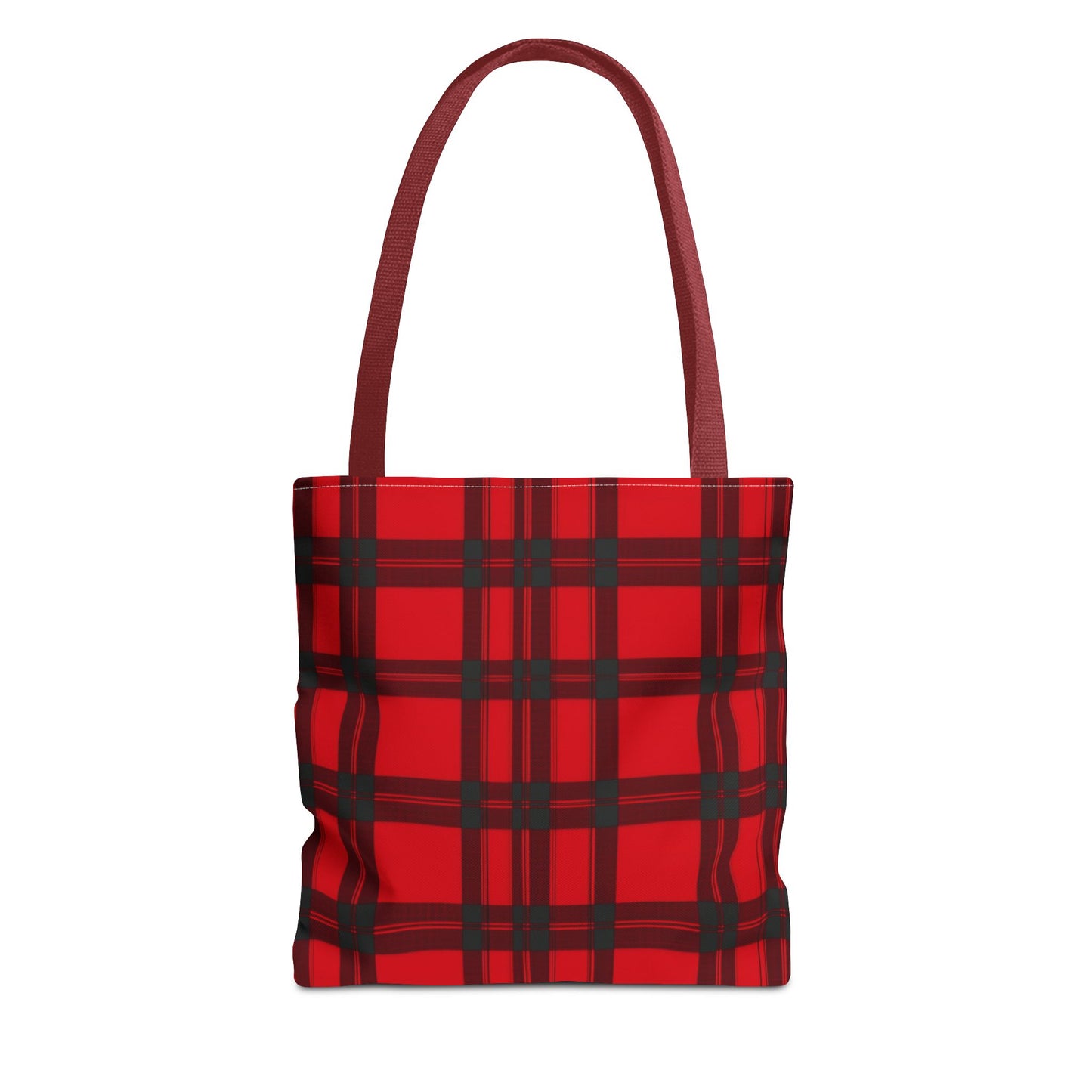 Classic Red and Black Plaid Tote Bag (AOP)