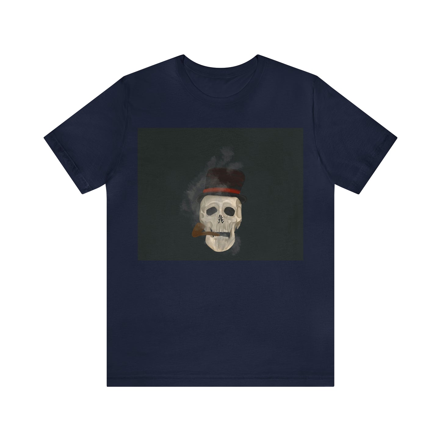 Smoking SkullUnisex Jersey Short Sleeve Tee