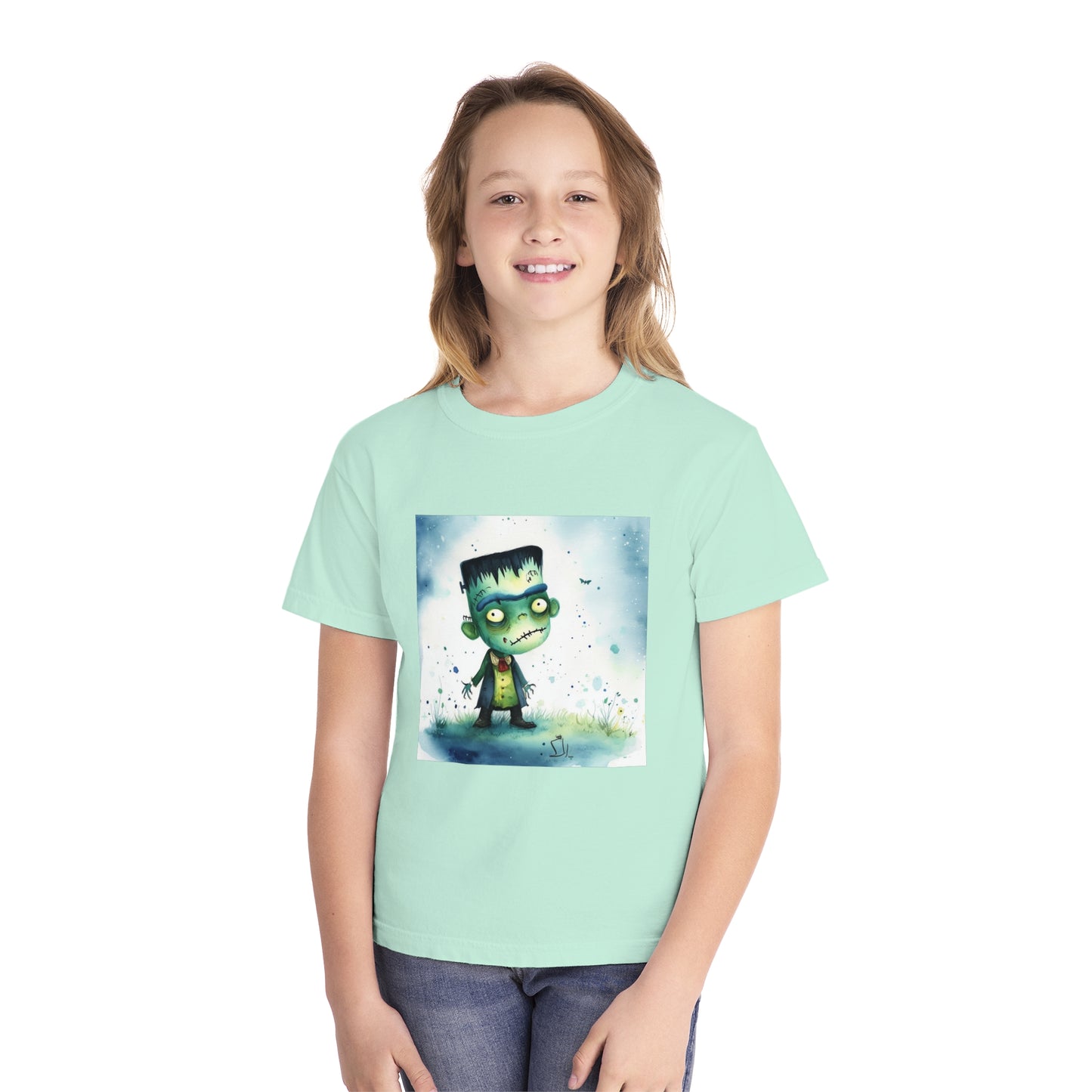 Cute Frankenstein Youth Midweight Tee
