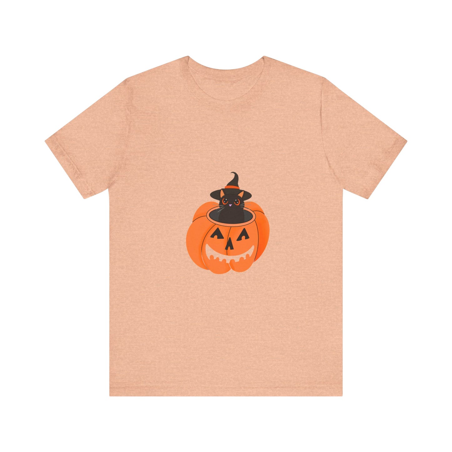 Cute Cat Halloween Unisex Jersey Short Sleeve Tee