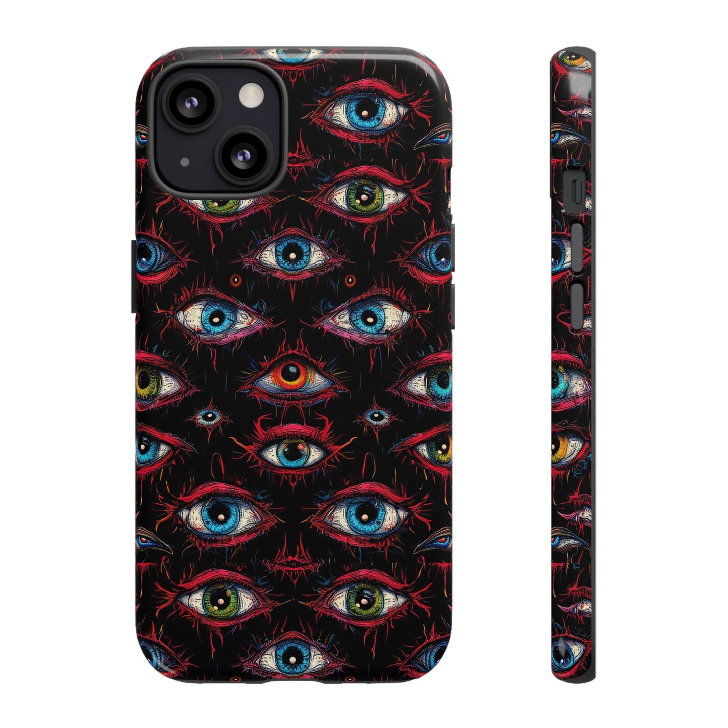 Creepy Eye Pattern Tough Cases