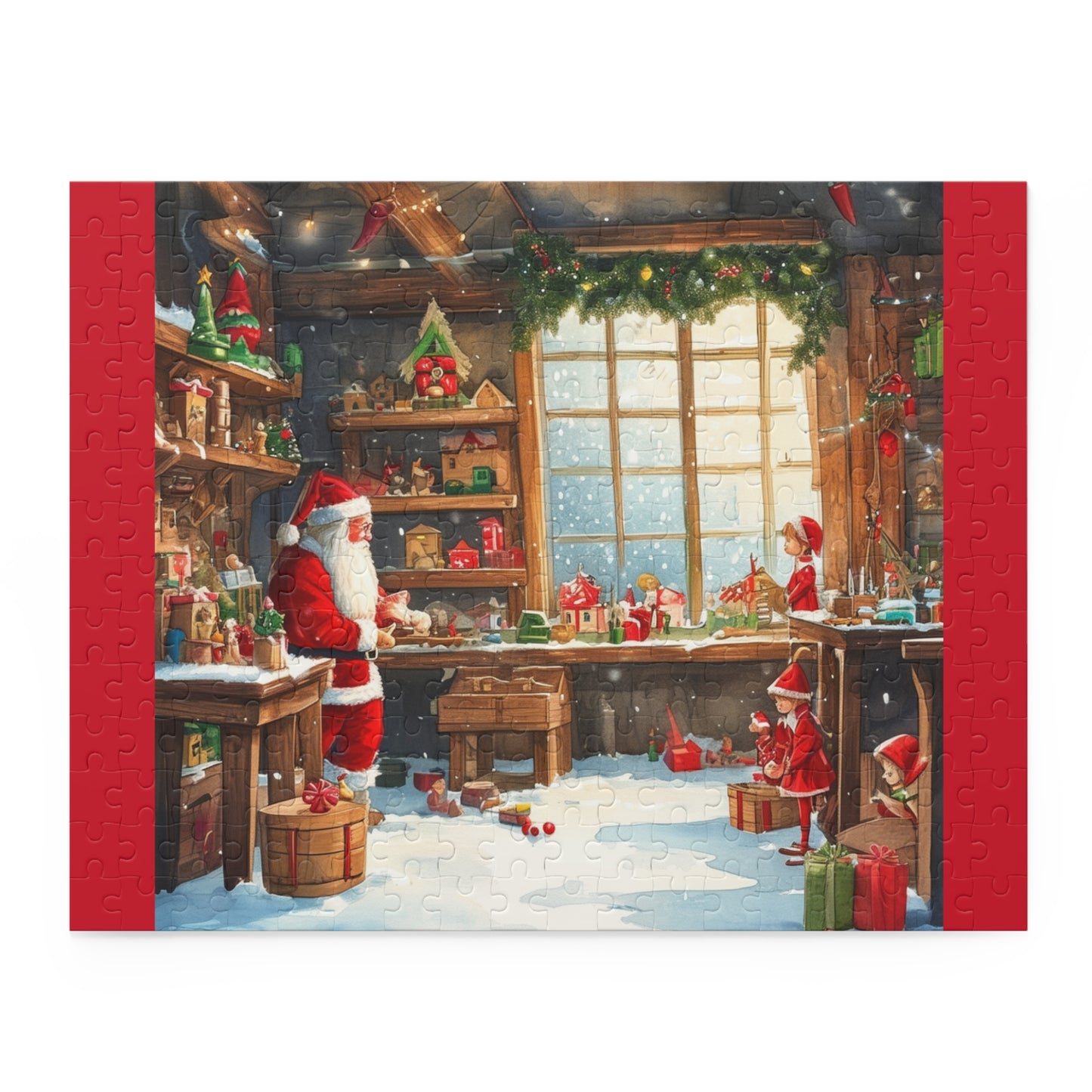 Santa's Christmas Prep Puzzle (120, 252, 500-Piece)