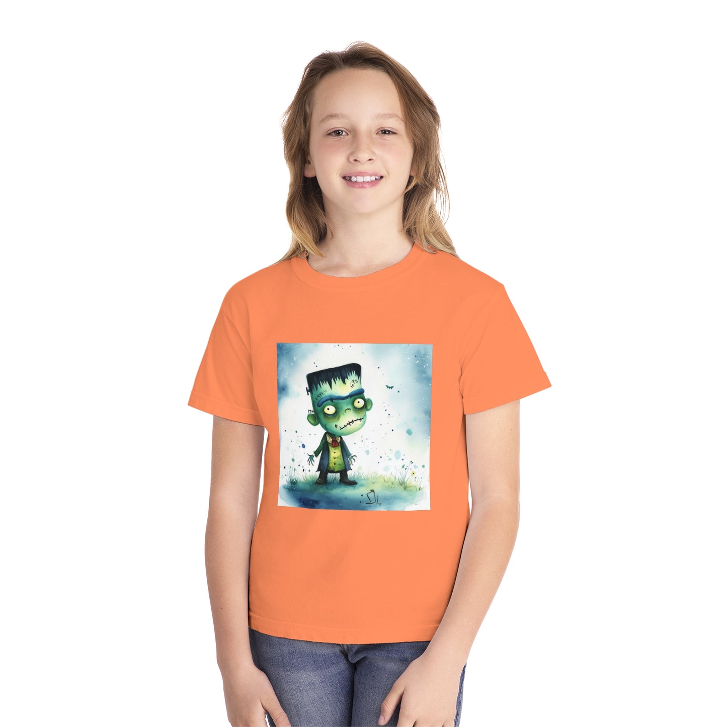 Cute Frankenstein Youth Midweight Tee