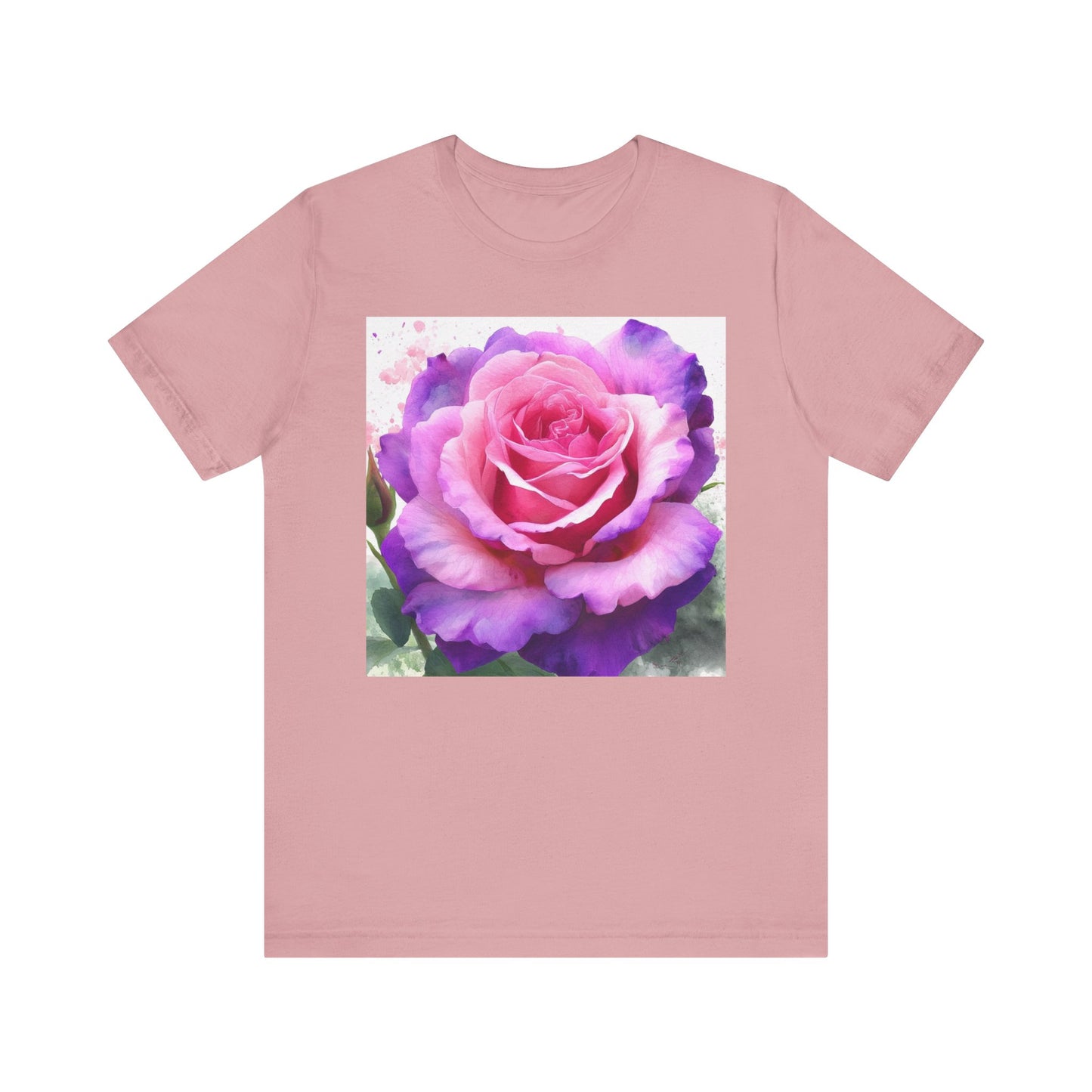 Rose Garden Unisex Jersey Tee - Vibrant Rose Design