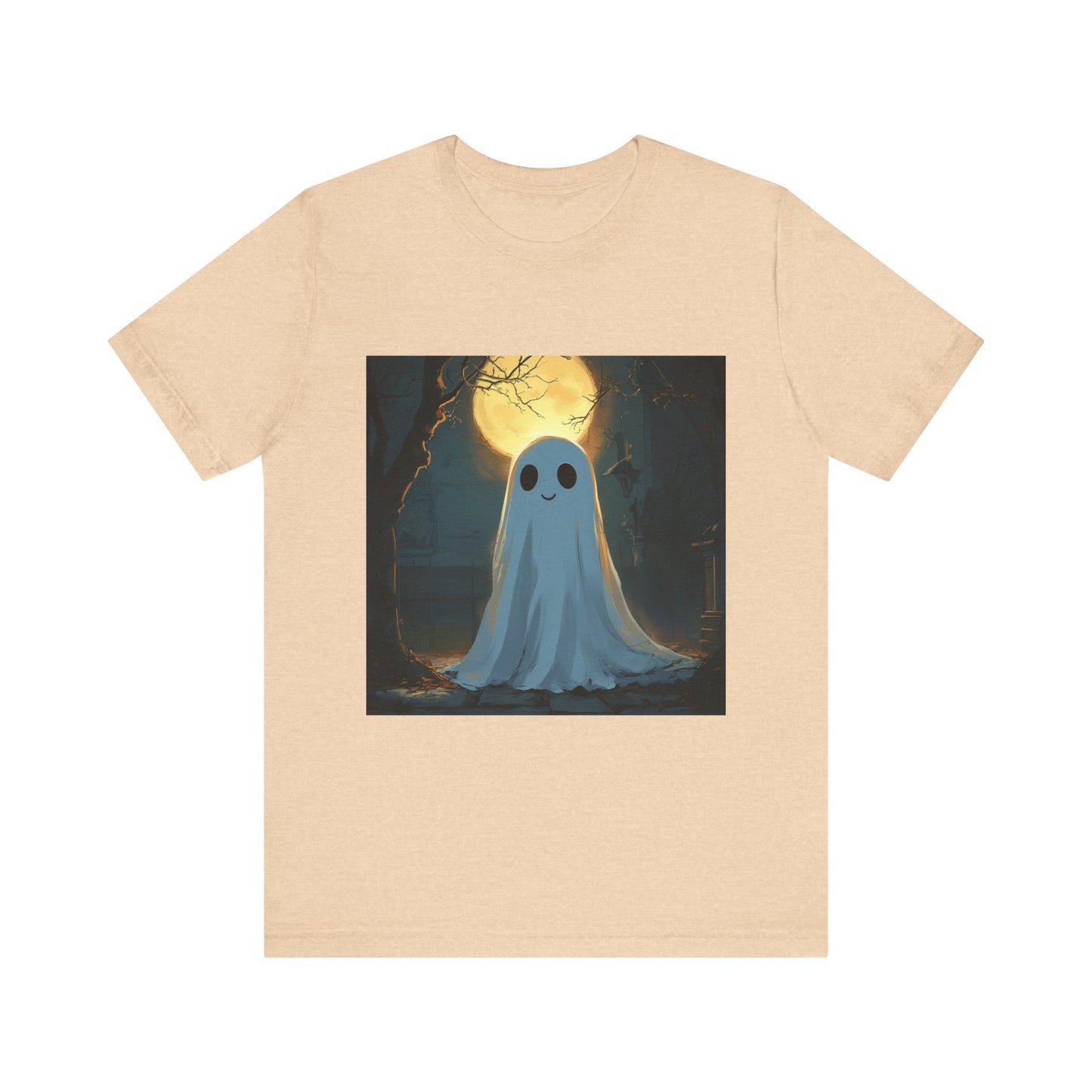 Cute Ghost Unisex Jersey Short Sleeve Tee