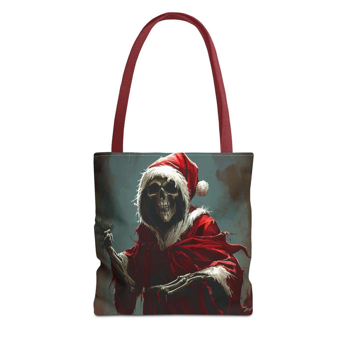 Santa Grim Reaper Tote Bag (AOP)