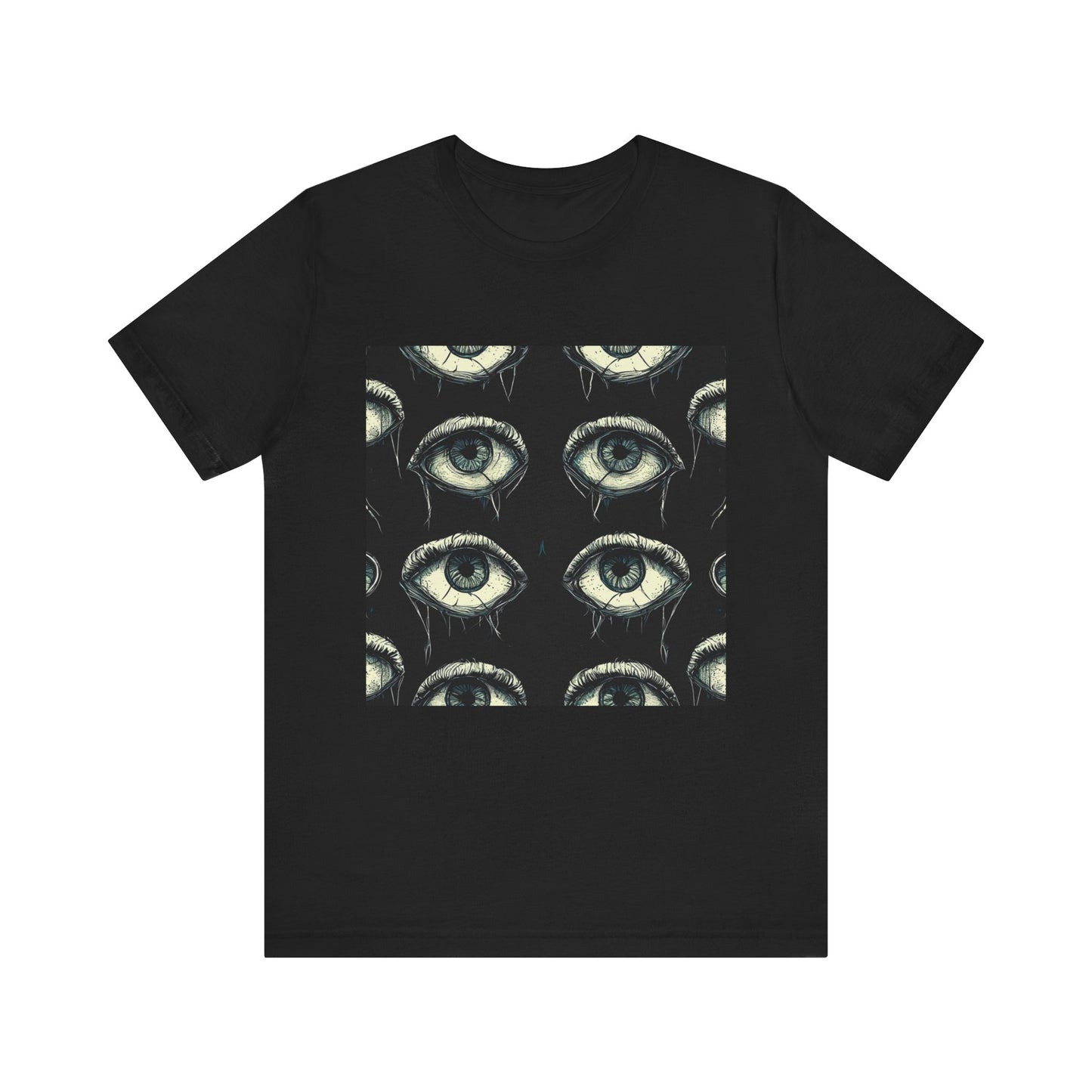 Spooky Eye Pattern Unisex Jersey Short Sleeve Tee