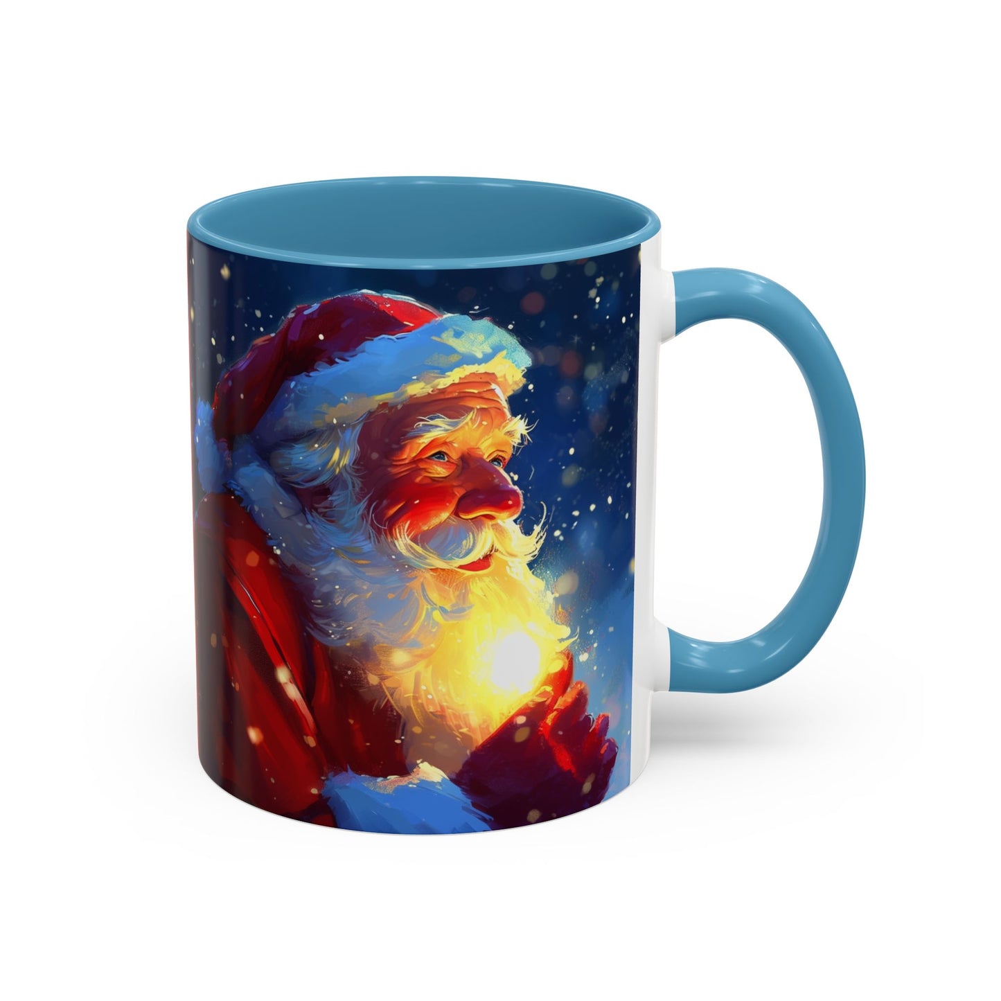 Santa Claus Accent Coffee Mug (11, 15oz)