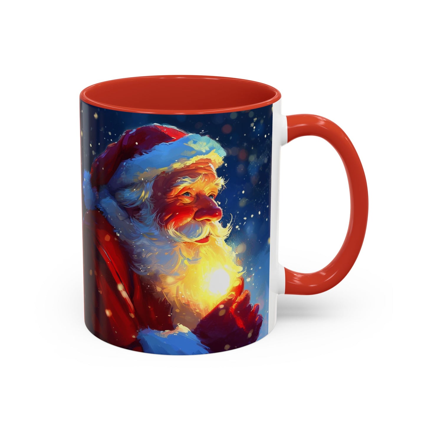 Santa Claus Accent Coffee Mug (11, 15oz)