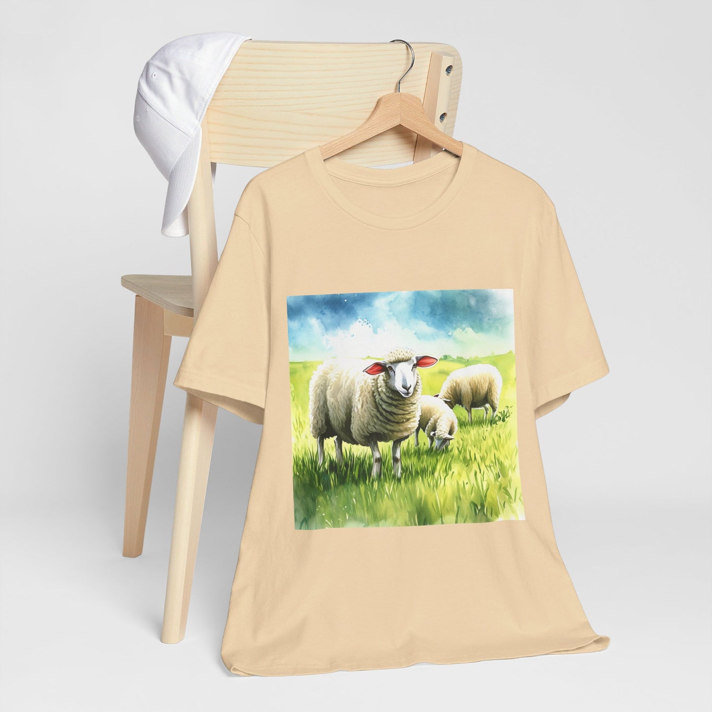 Adorable Sheep Unisex Jersey Short Sleeve Tee