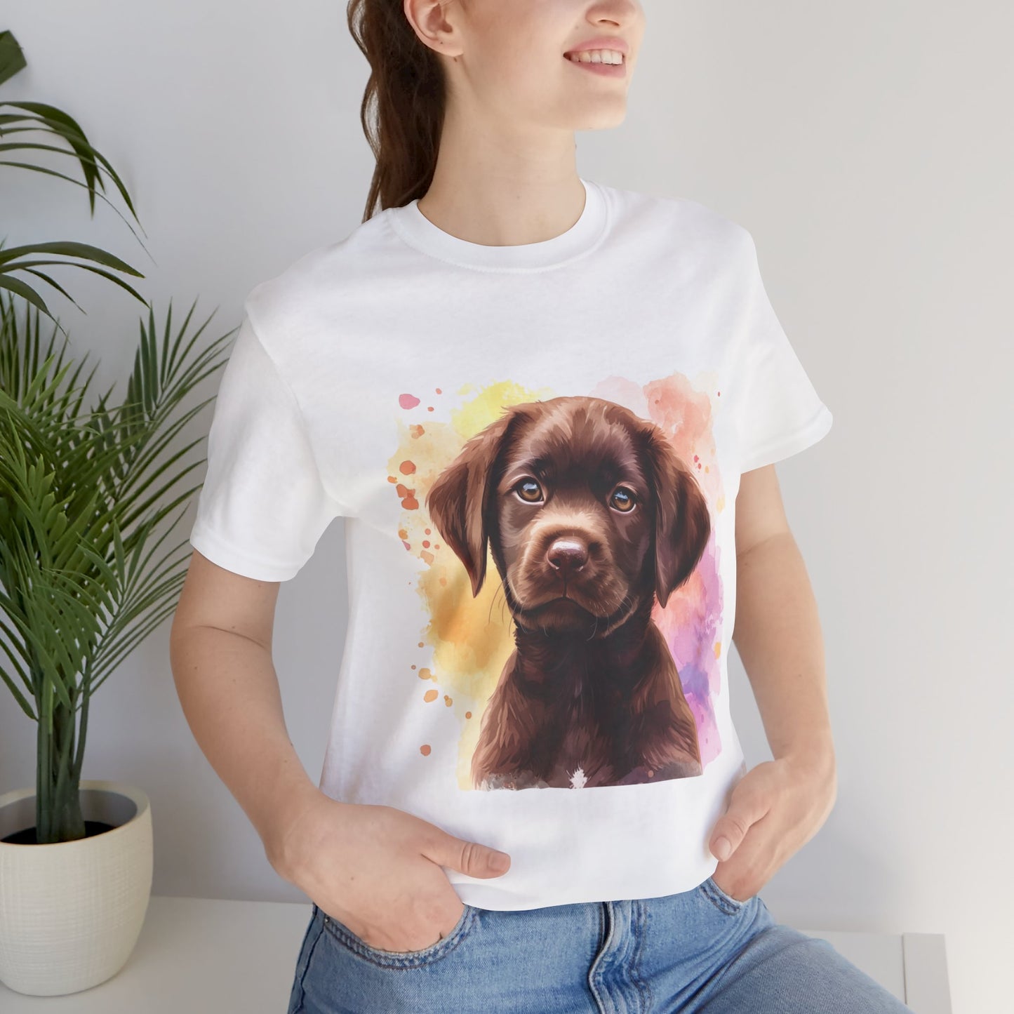 Chocolate Lab Unisex Jersey Short Sleeve Tee