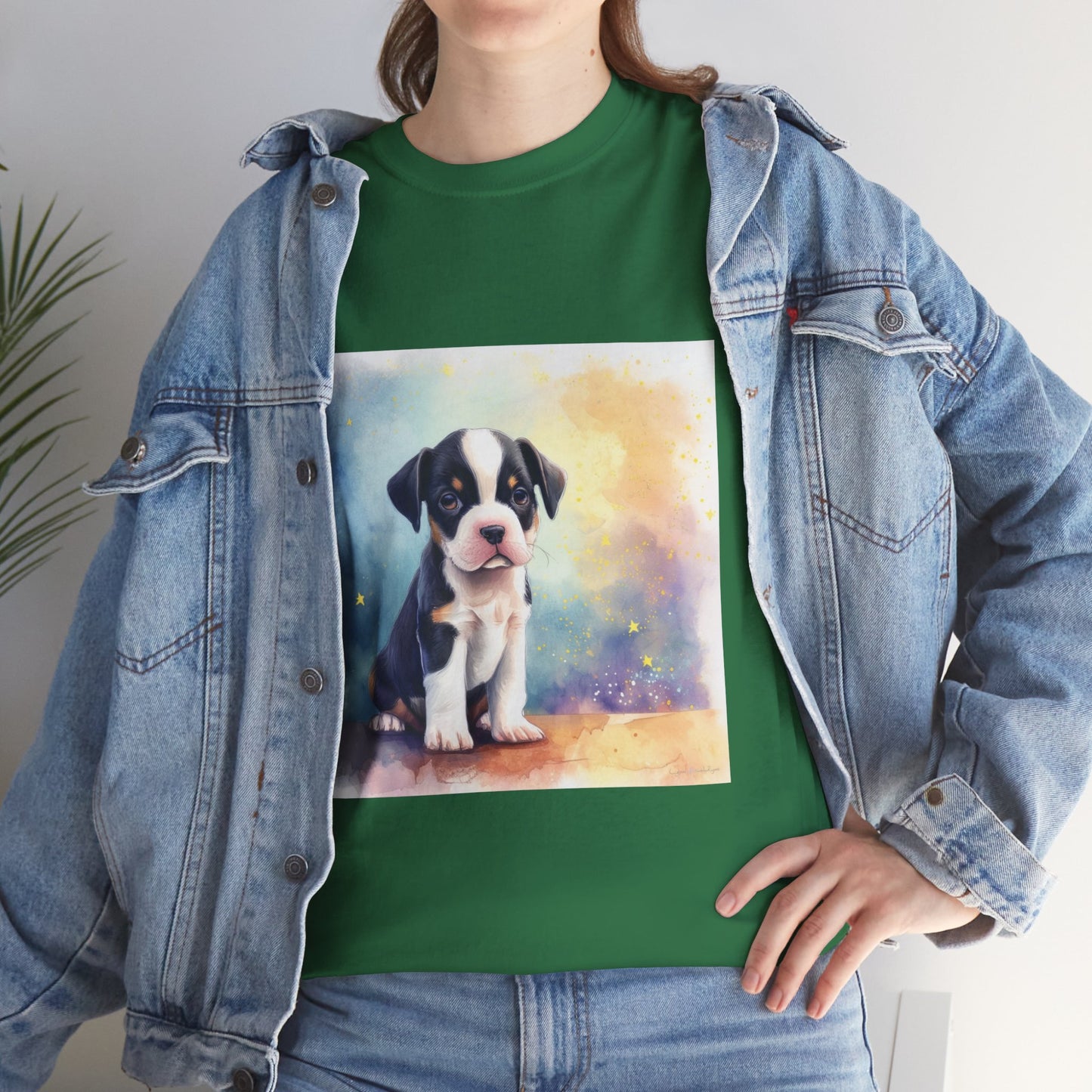 Boston Puppy Unisex Heavy Cotton Tee