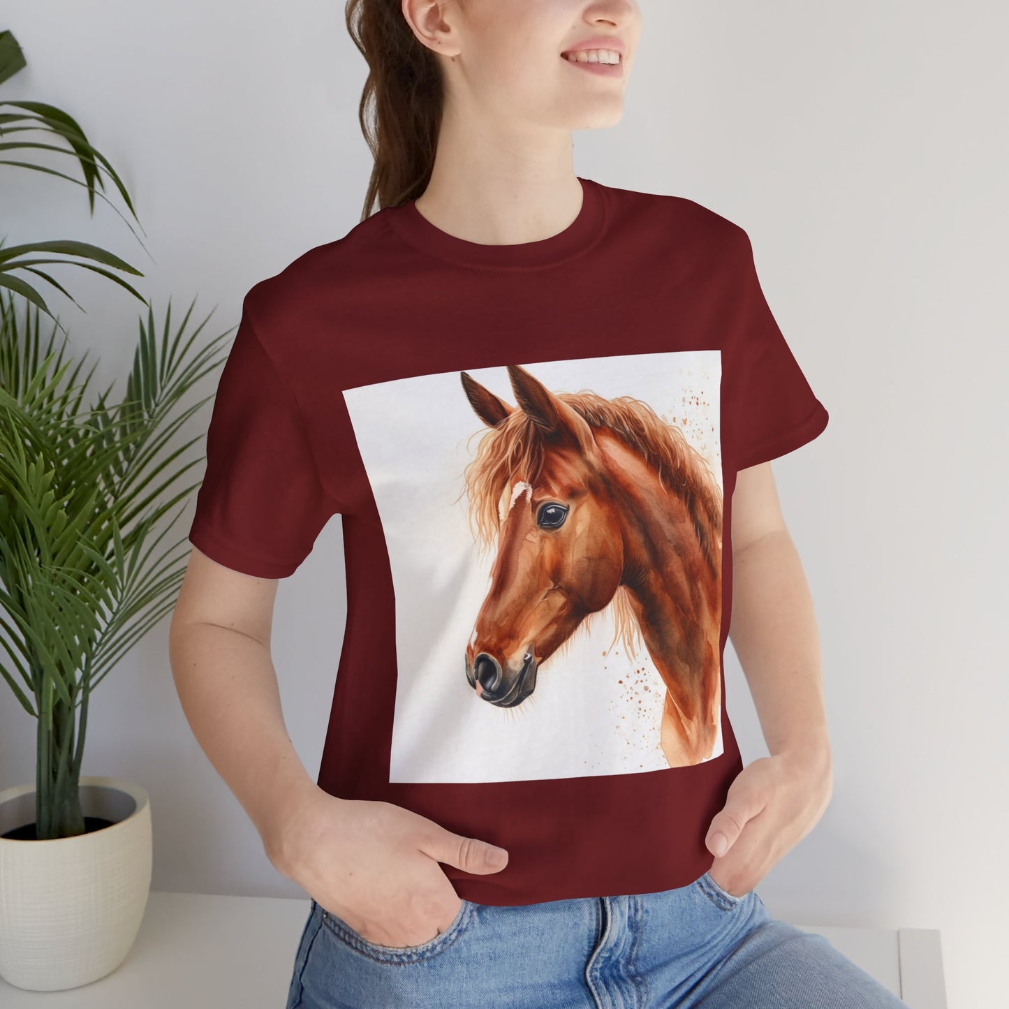 Chestnut Horse Unisex Jersey Short Sleeve Tee