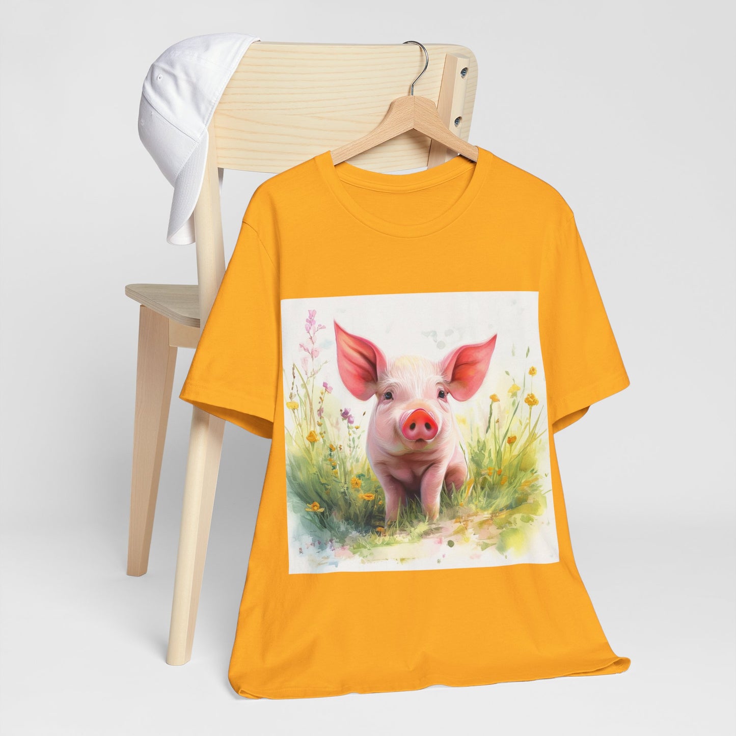 Playful Piglet Unisex Jersey Short Sleeve Tee