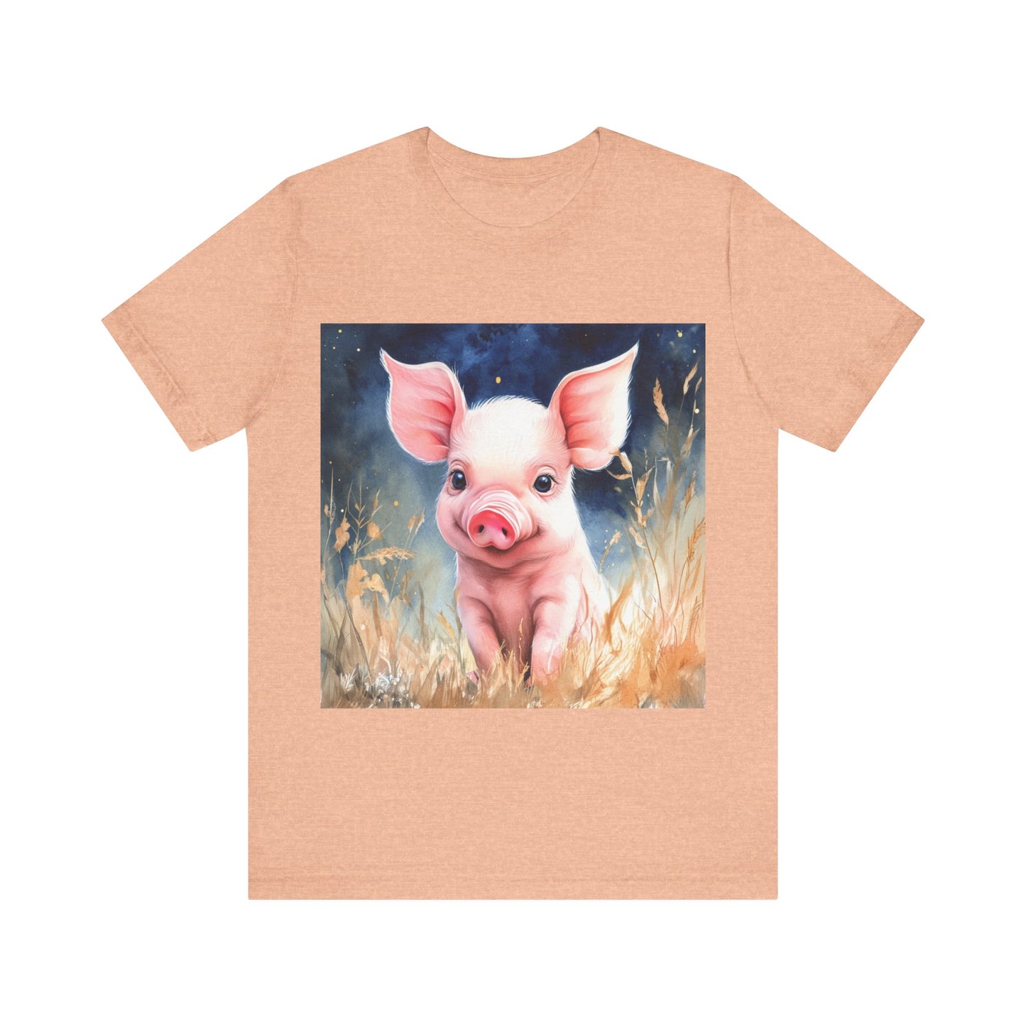 Adorable Piglet Unisex Jersey Short Sleeve Tee