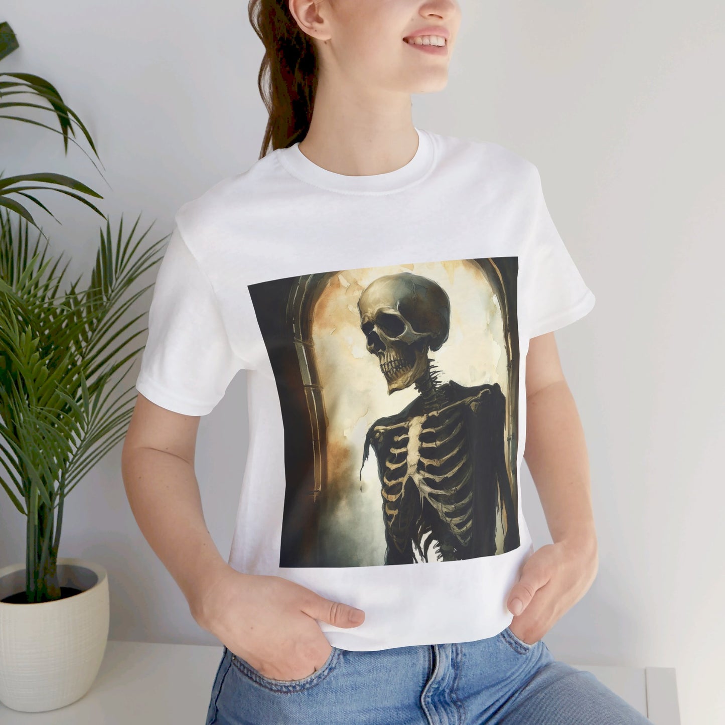 Vintage Skeleton Unisex Jersey Short Sleeve Tee