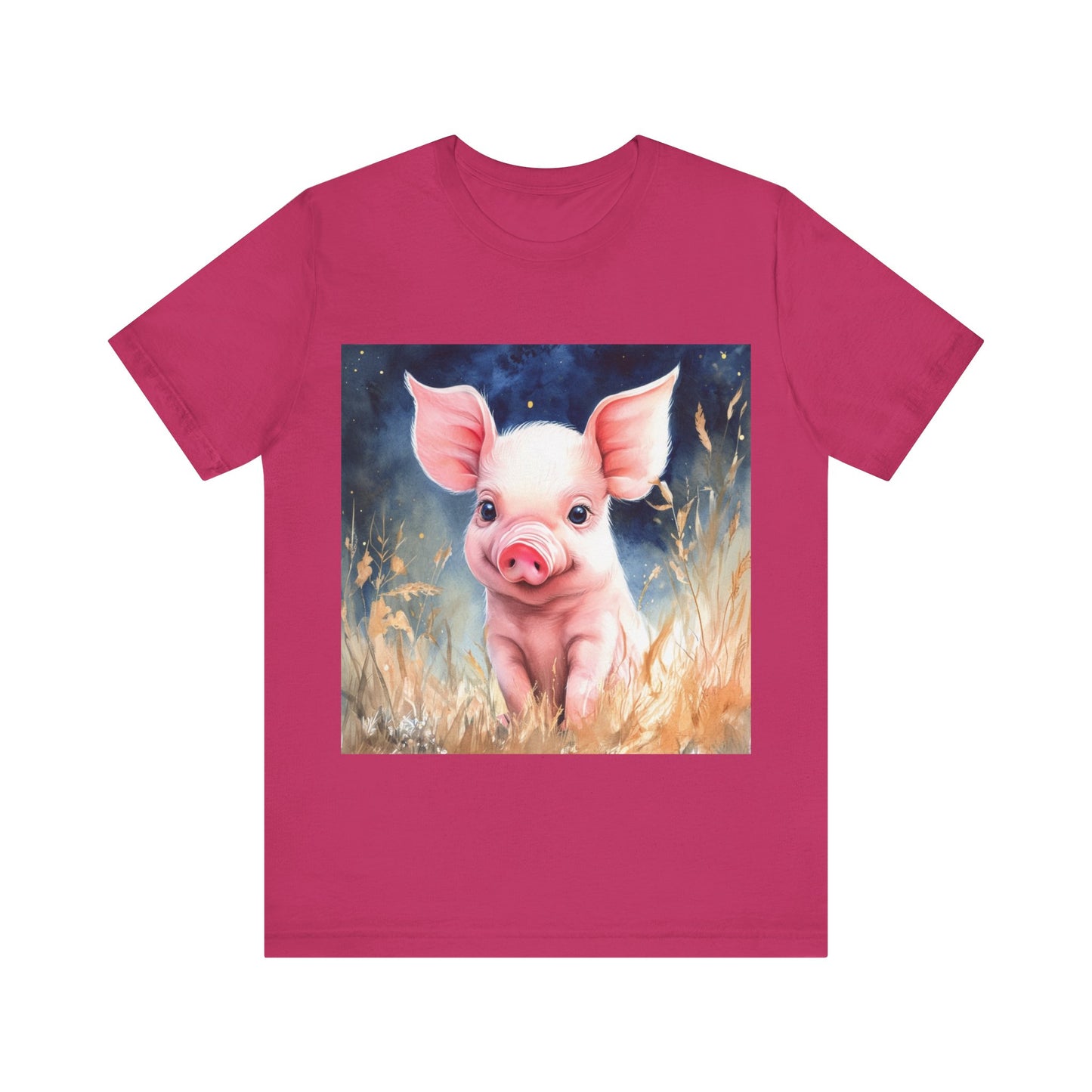 Adorable Piglet Unisex Jersey Short Sleeve Tee