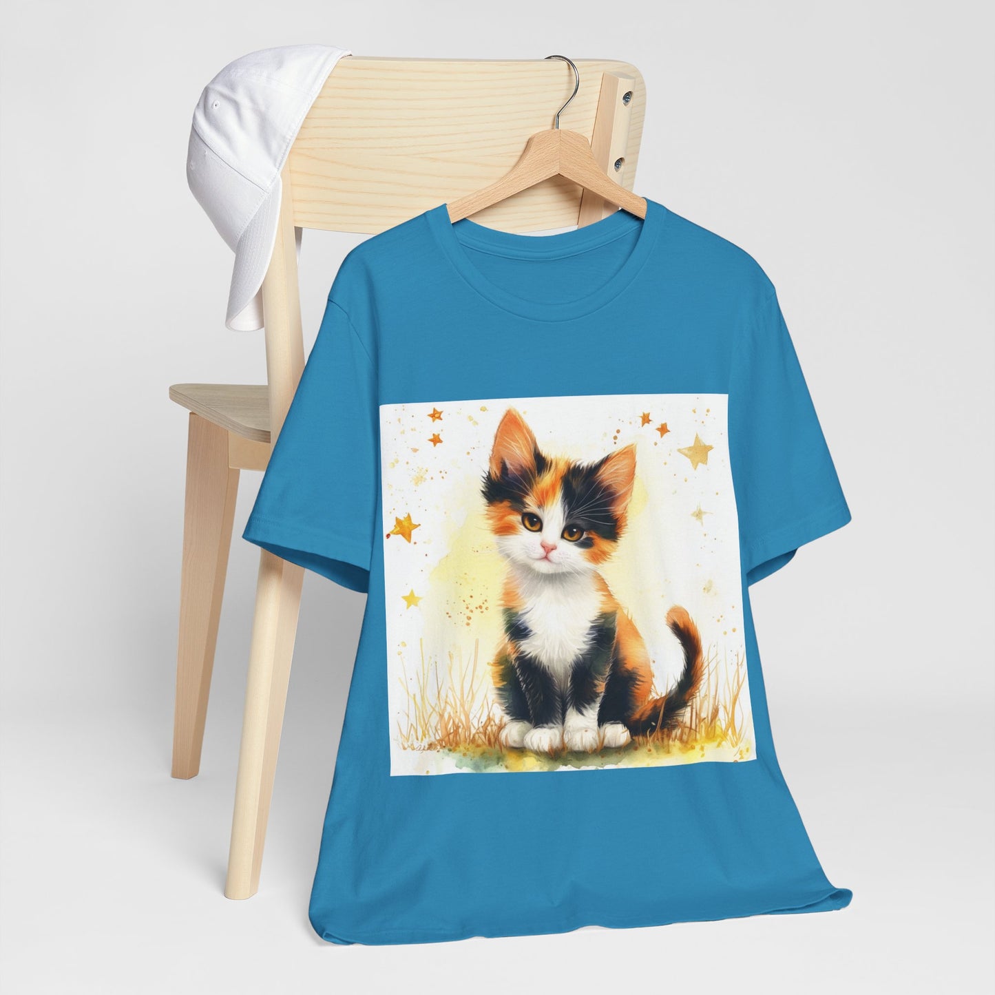 Cute Calico Kitten Unisex Jersey Short Sleeve Tee