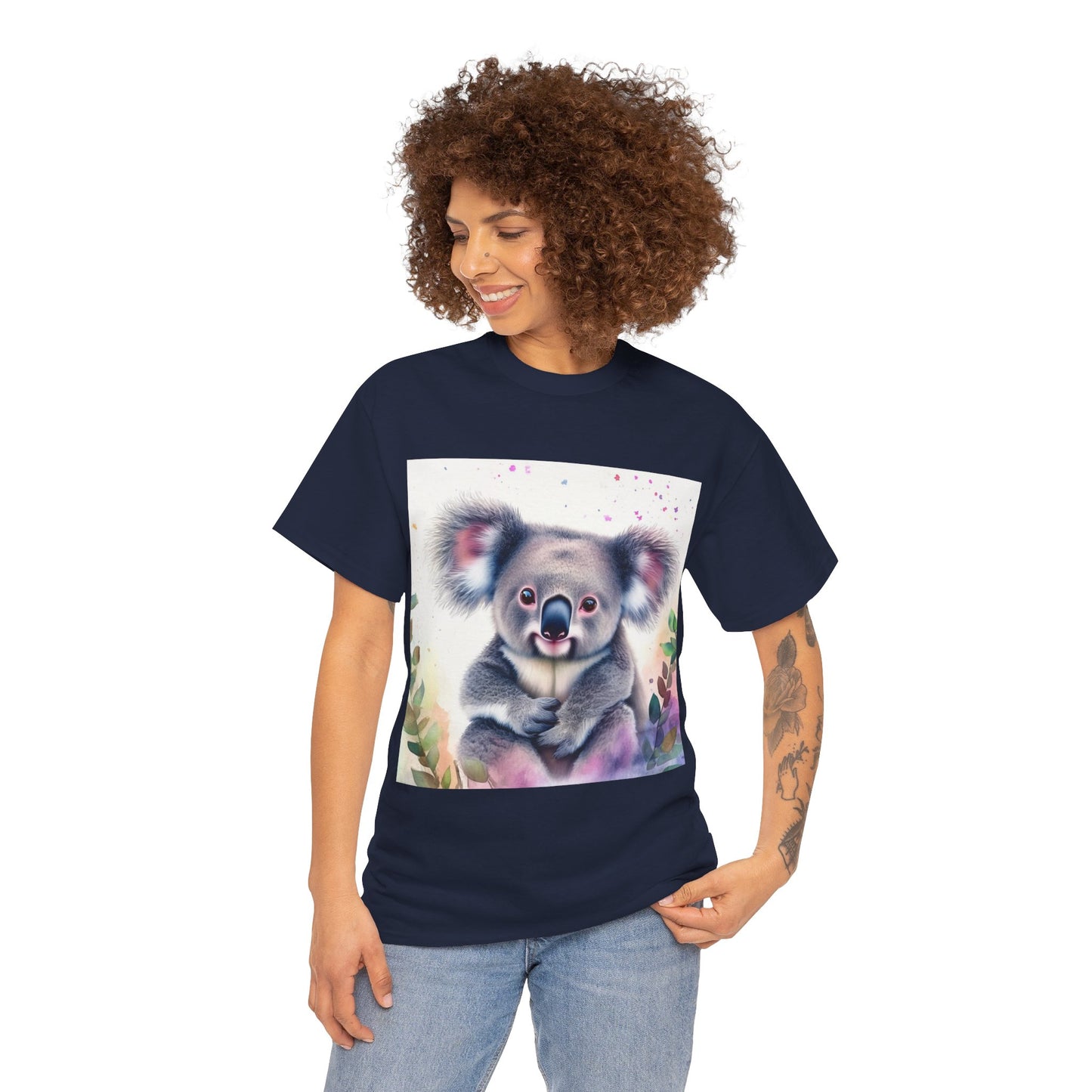 Adorable Baby Koala Unisex Heavy Cotton Tee