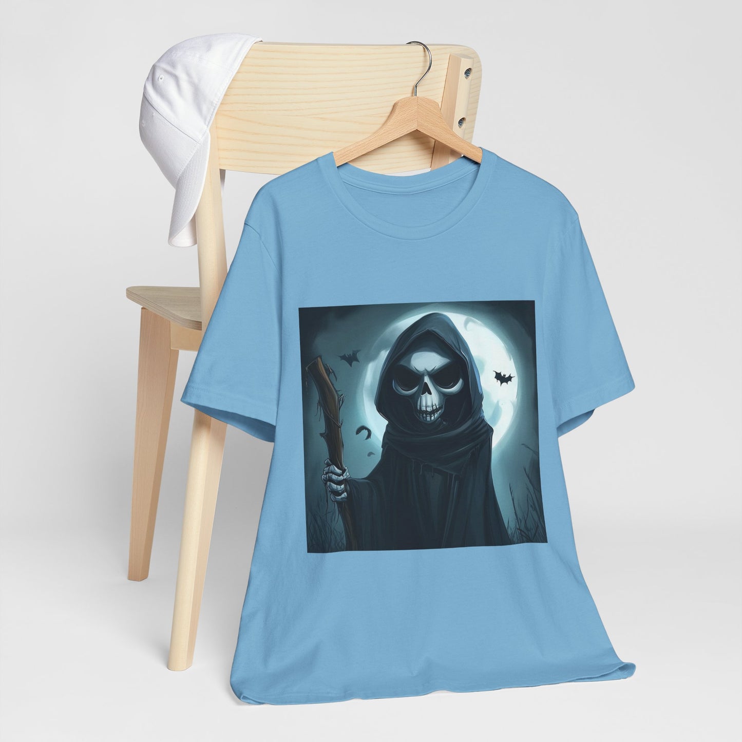 Spooky Grim Reaper Unisex Jersey Short Sleeve Tee