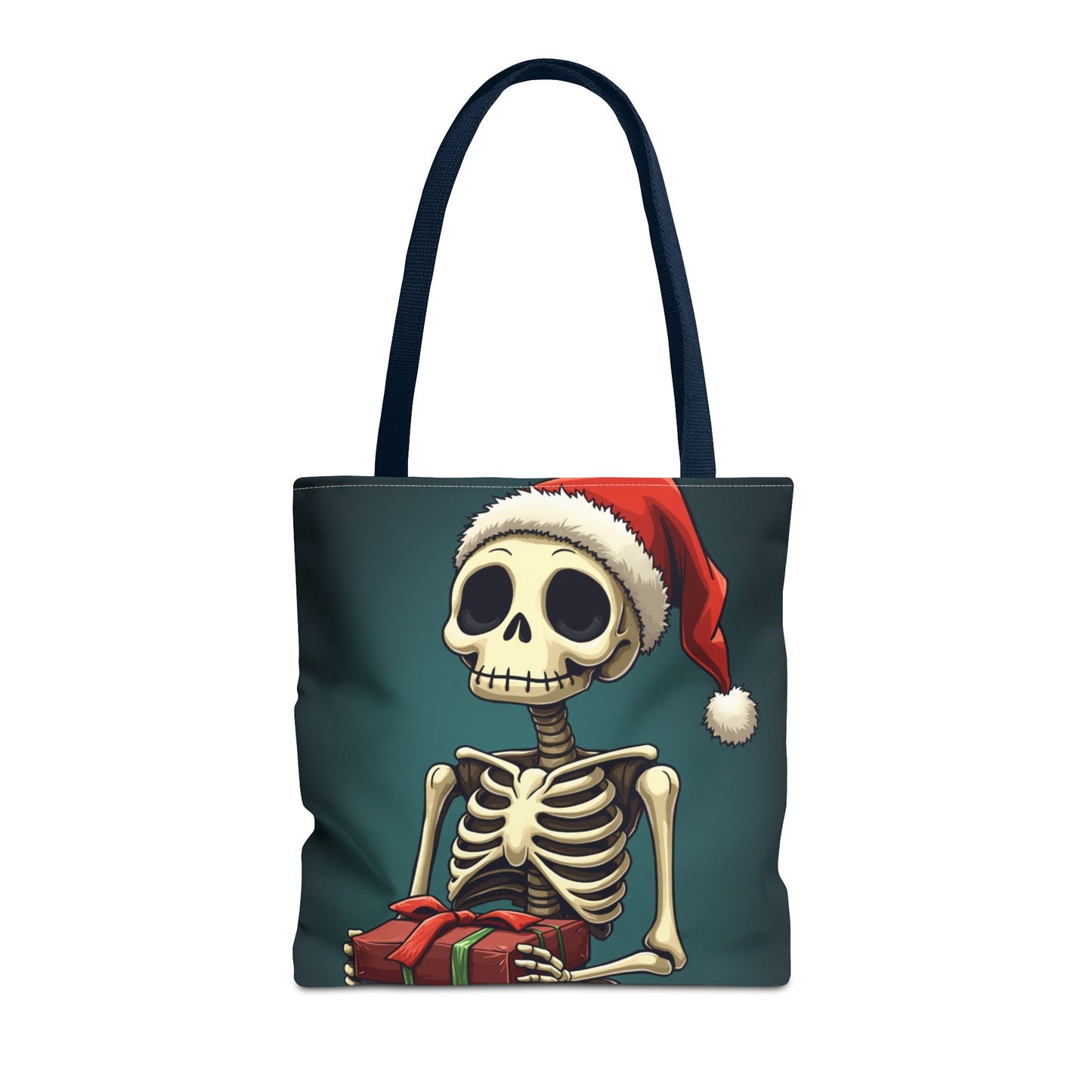 Cute Cartoon Holiday Skeleton Tote Bag (AOP)