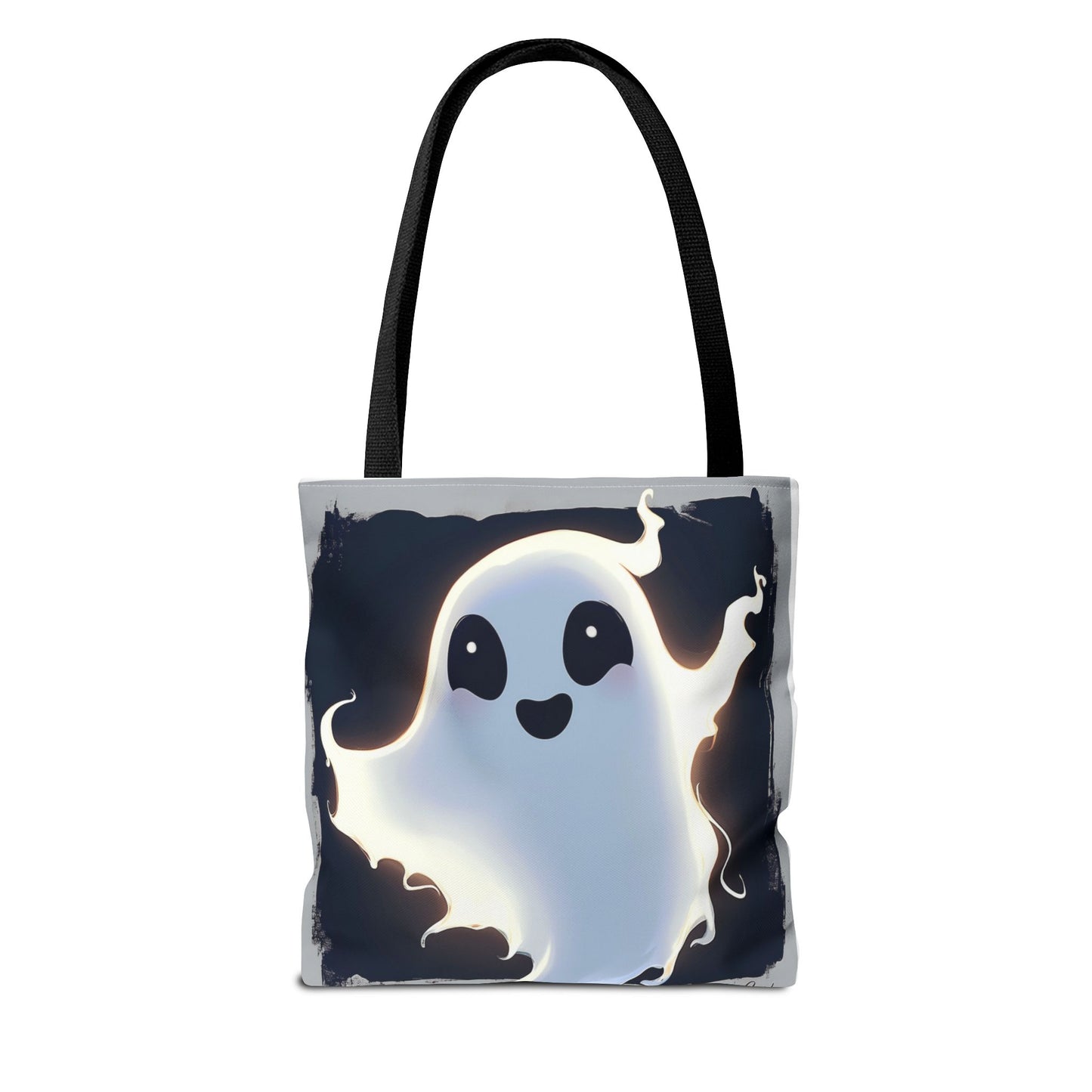 Cute Happy Ghost Tote Bag (AOP)