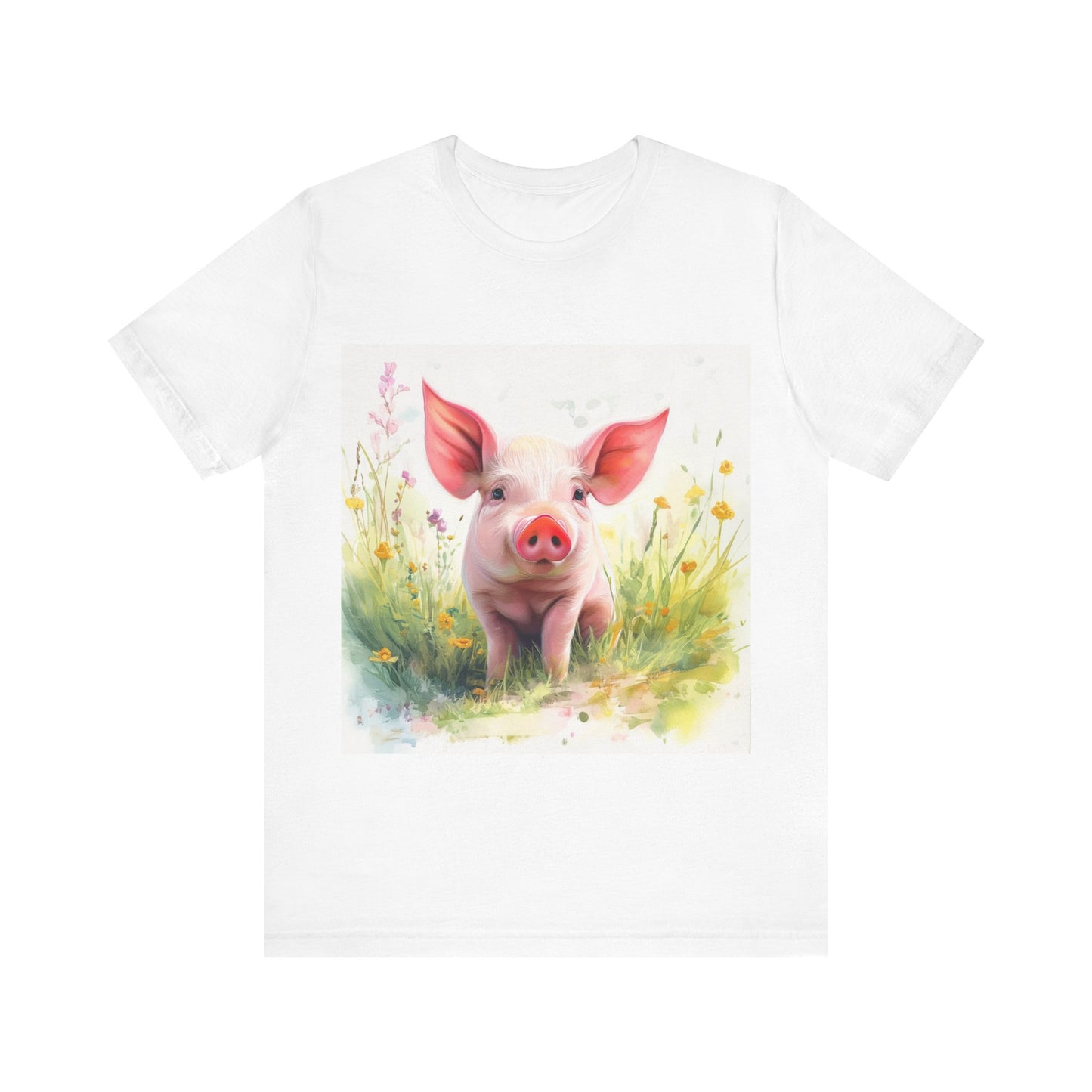 Playful Piglet Unisex Jersey Short Sleeve Tee