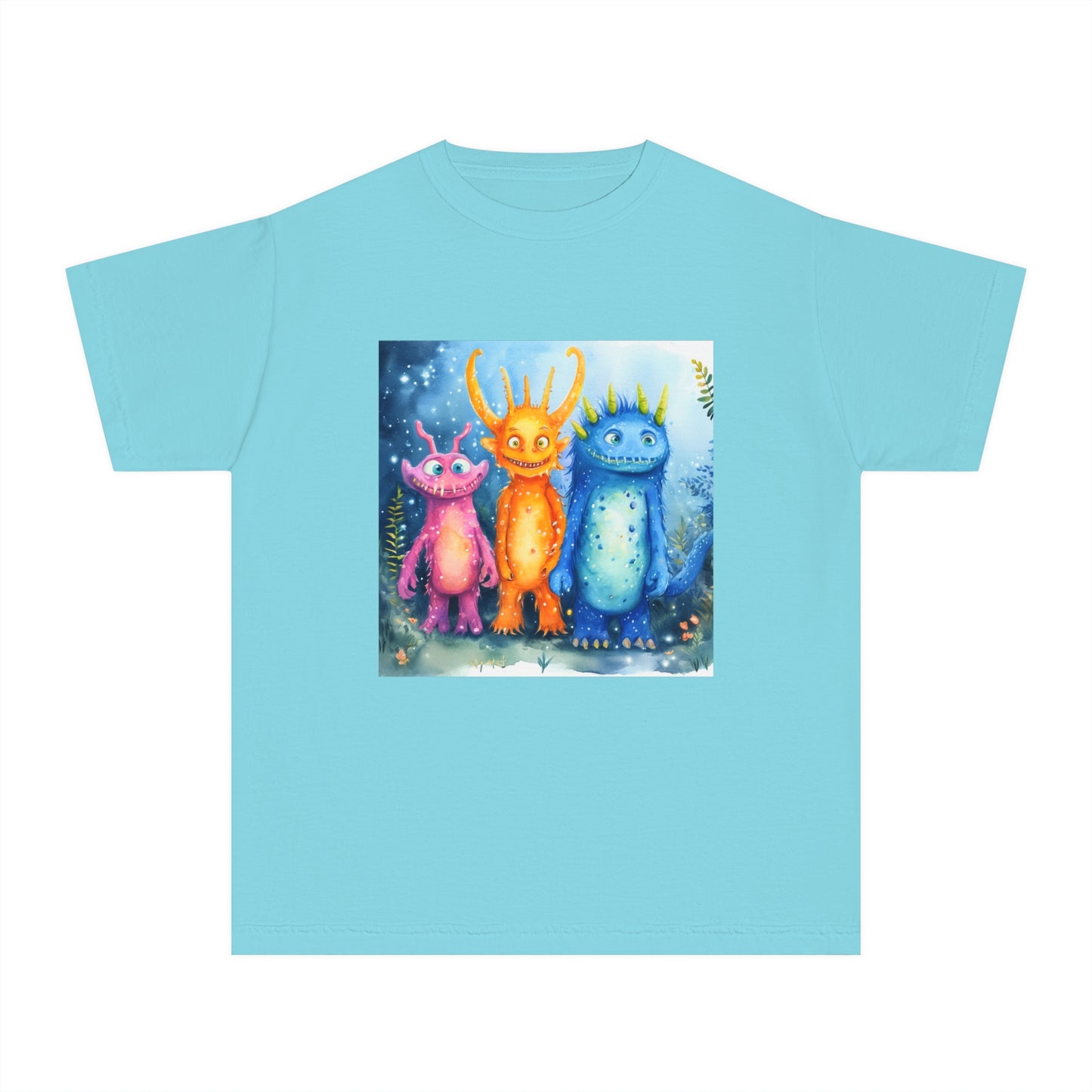 Cute Funny Monsters Youth Midweight Tee