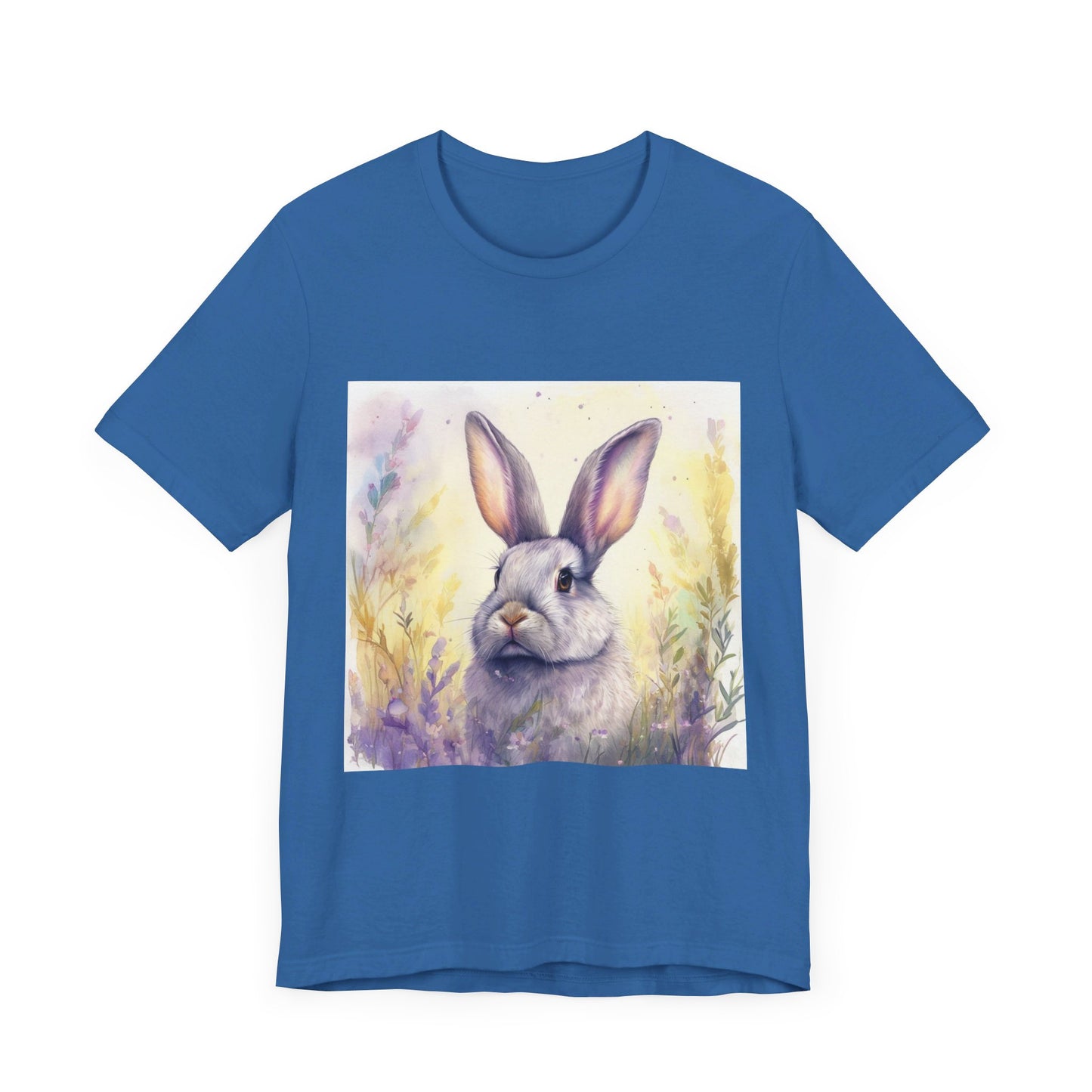 Realistic Cute Bunny Unisex Jersey Short Sleeve Tee