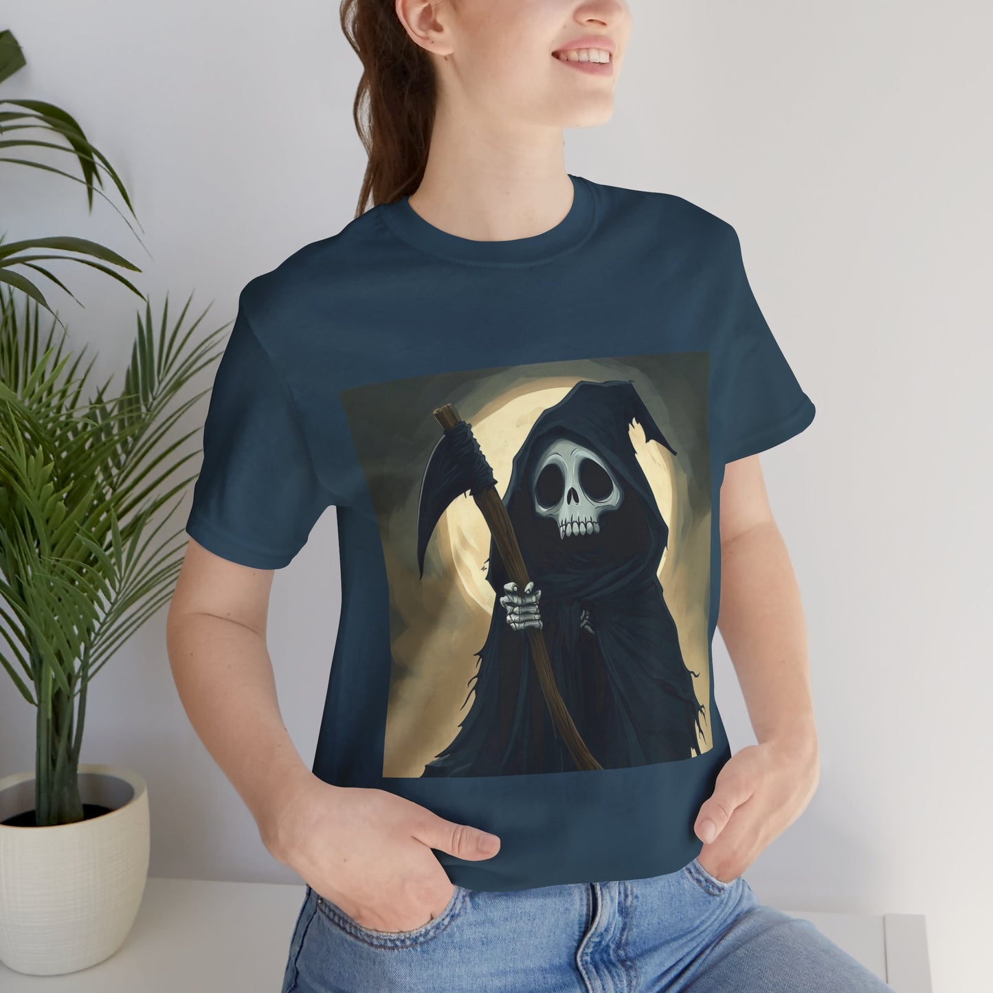 Mr. Grim the Reaper Unisex Jersey Short Sleeve Tee