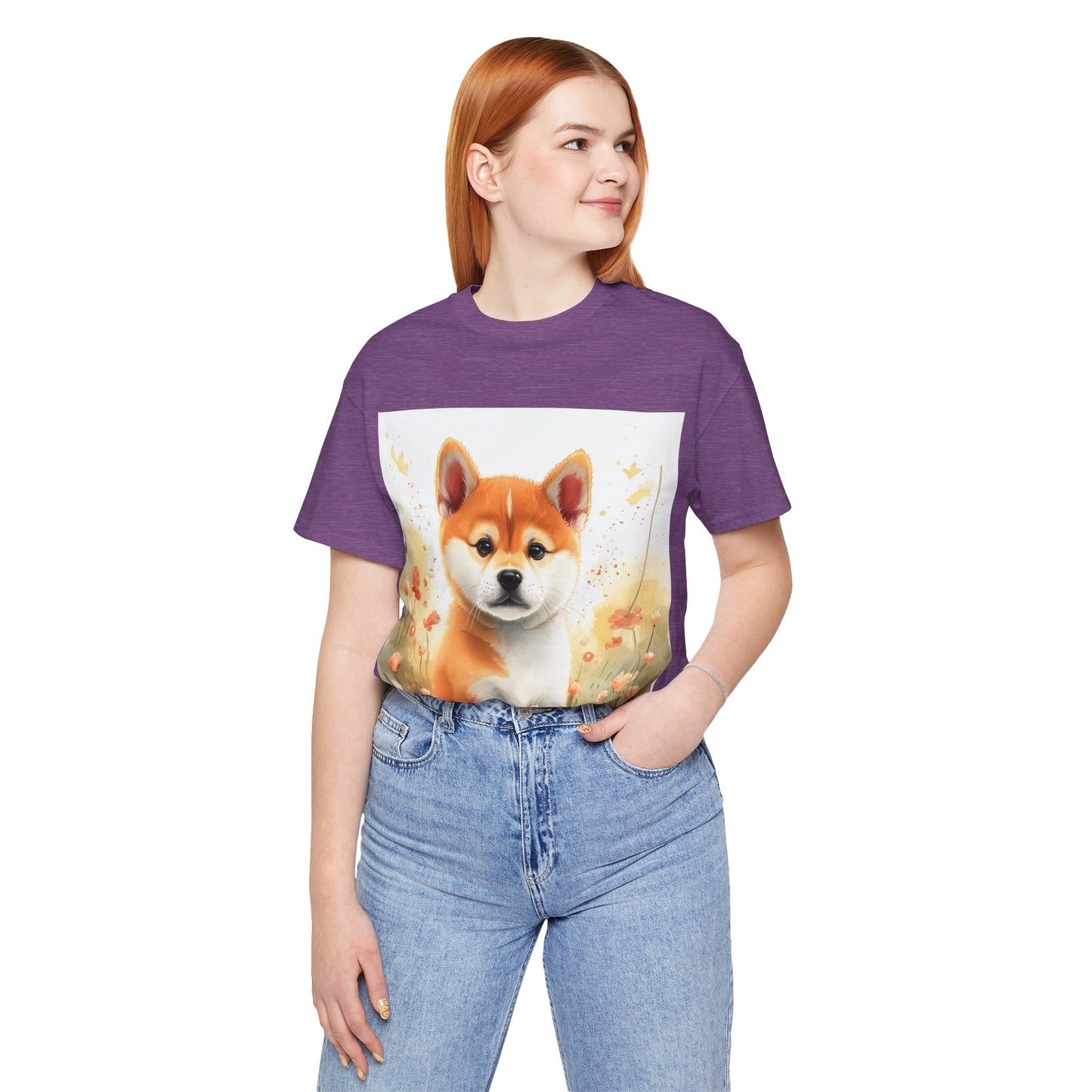 Shiba Inu Unisex Jersey Short Sleeve Tee