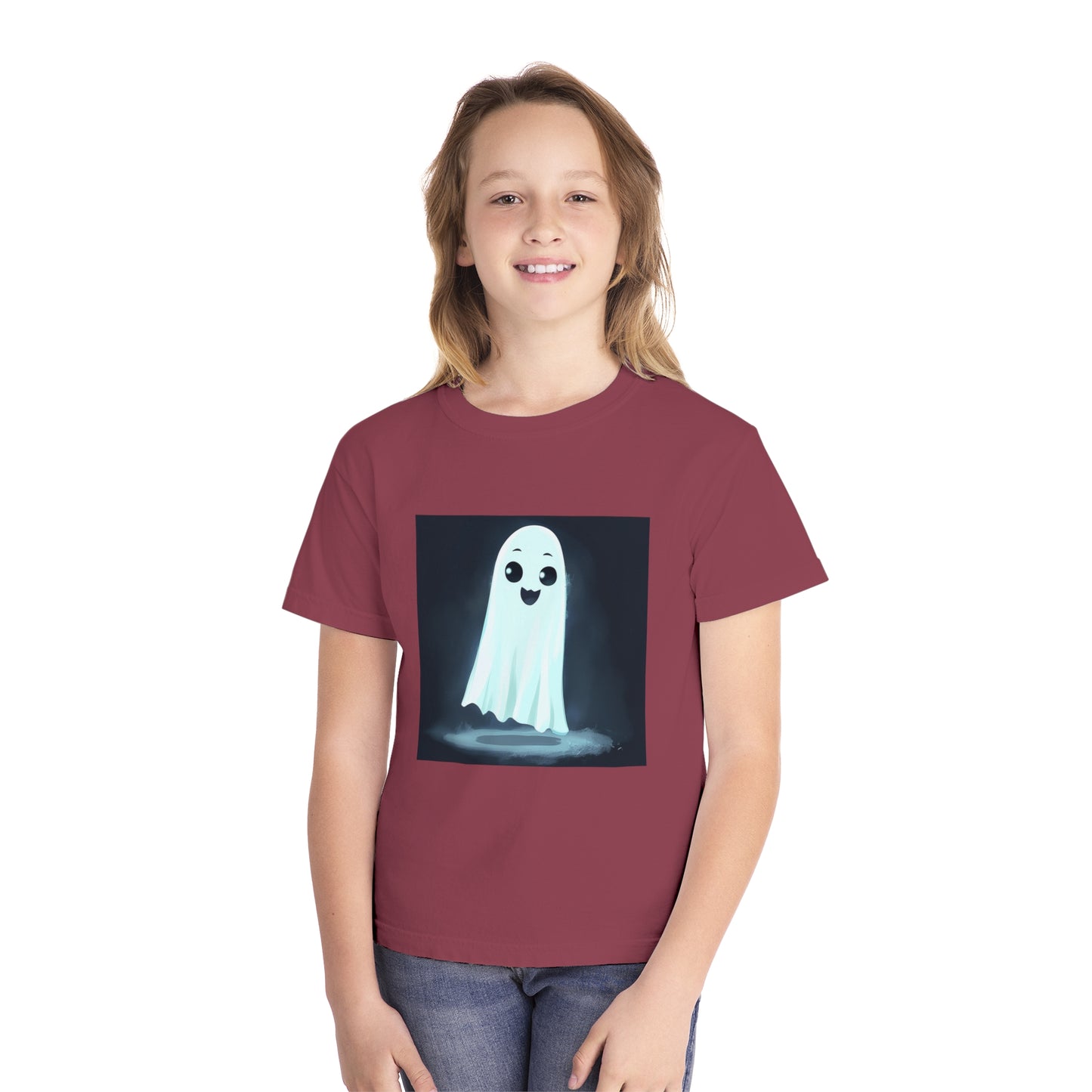 Cute Haunting Ghost Youth Midweight Tee