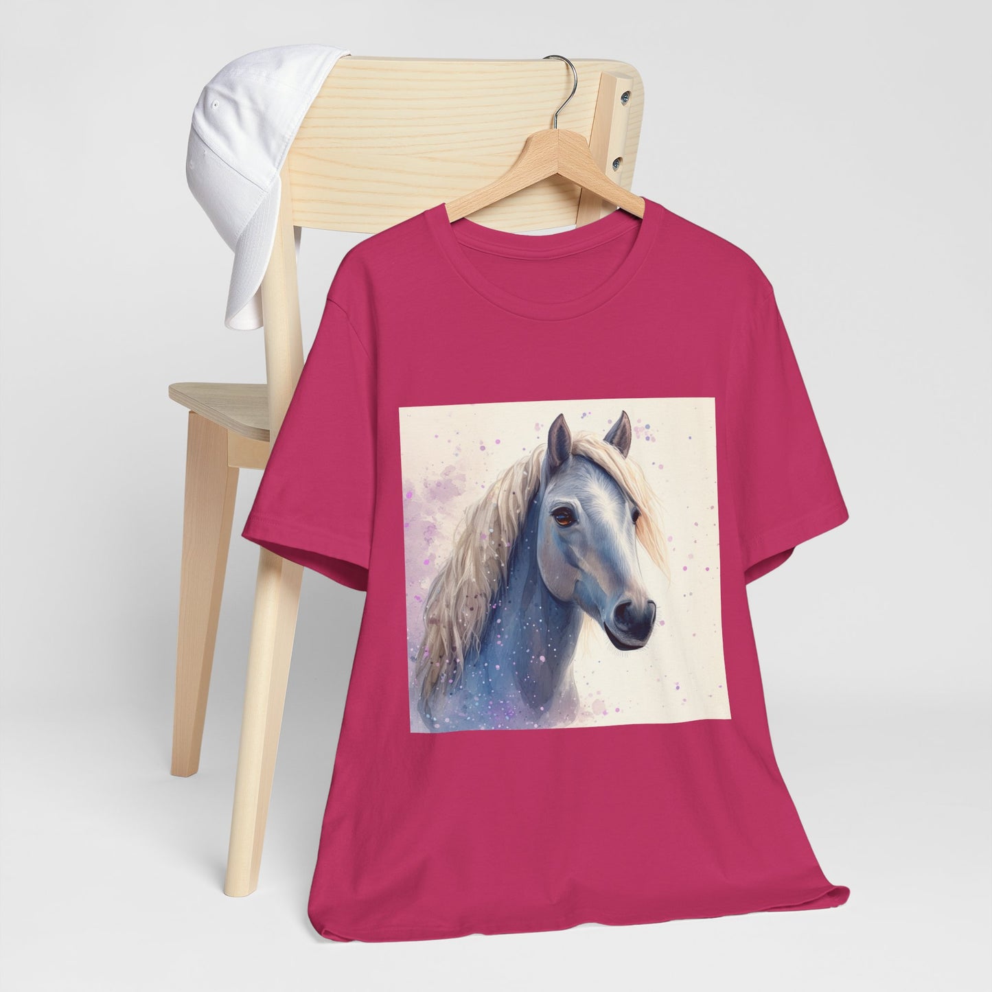 Baby White Horse Unisex Jersey Short Sleeve Tee