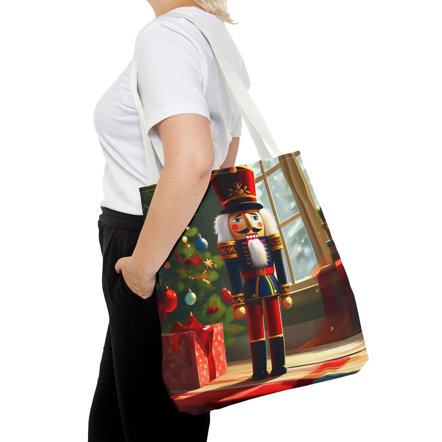 Holiday Nutcracker Tote Bag (AOP)