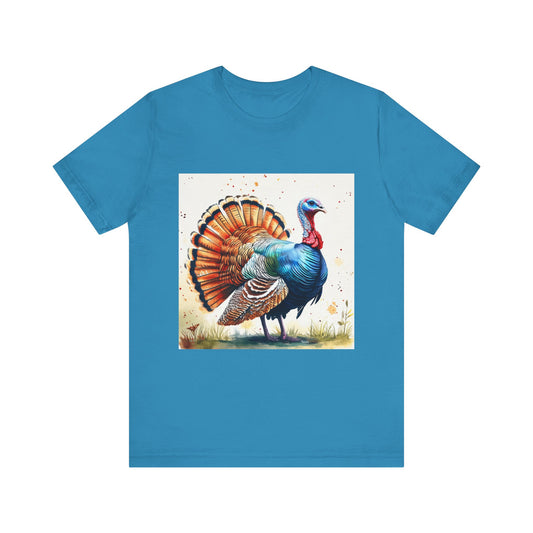 Cute Turkey Unisex Jersey Short Sleeve Tee