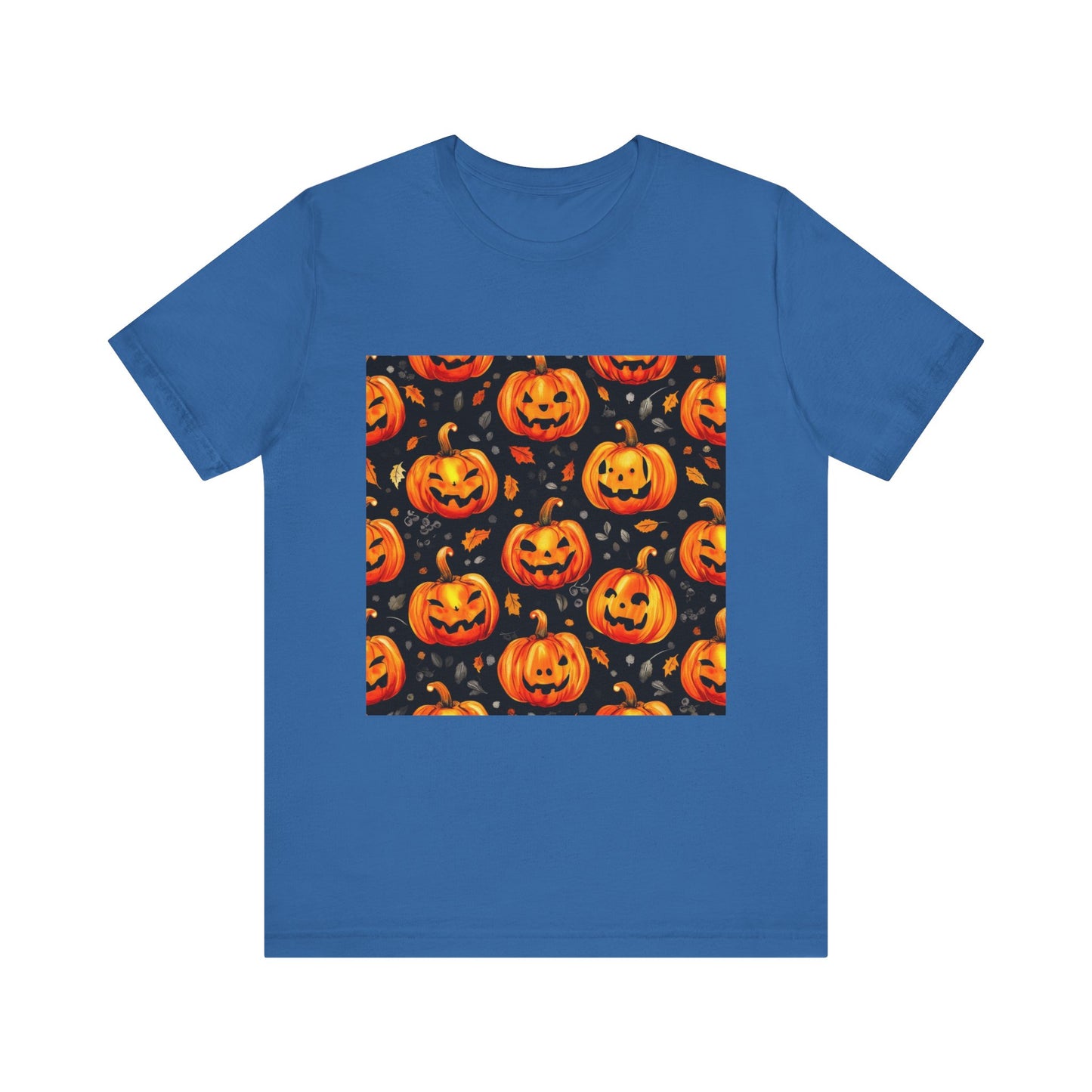 Cute Pumpkin Pattern Unisex Jersey Short Sleeve Tee