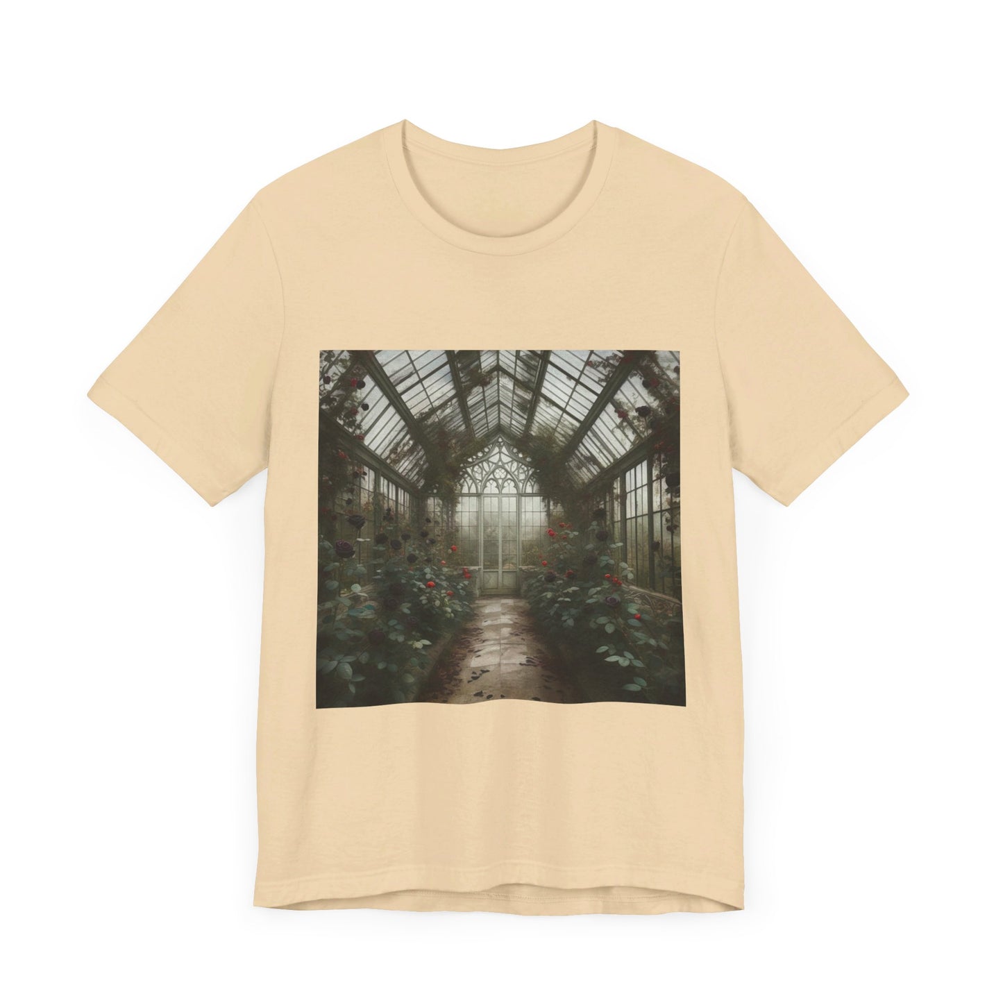 Gothic Roses Greenhouse Unisex Jersey Short Sleeve Tee