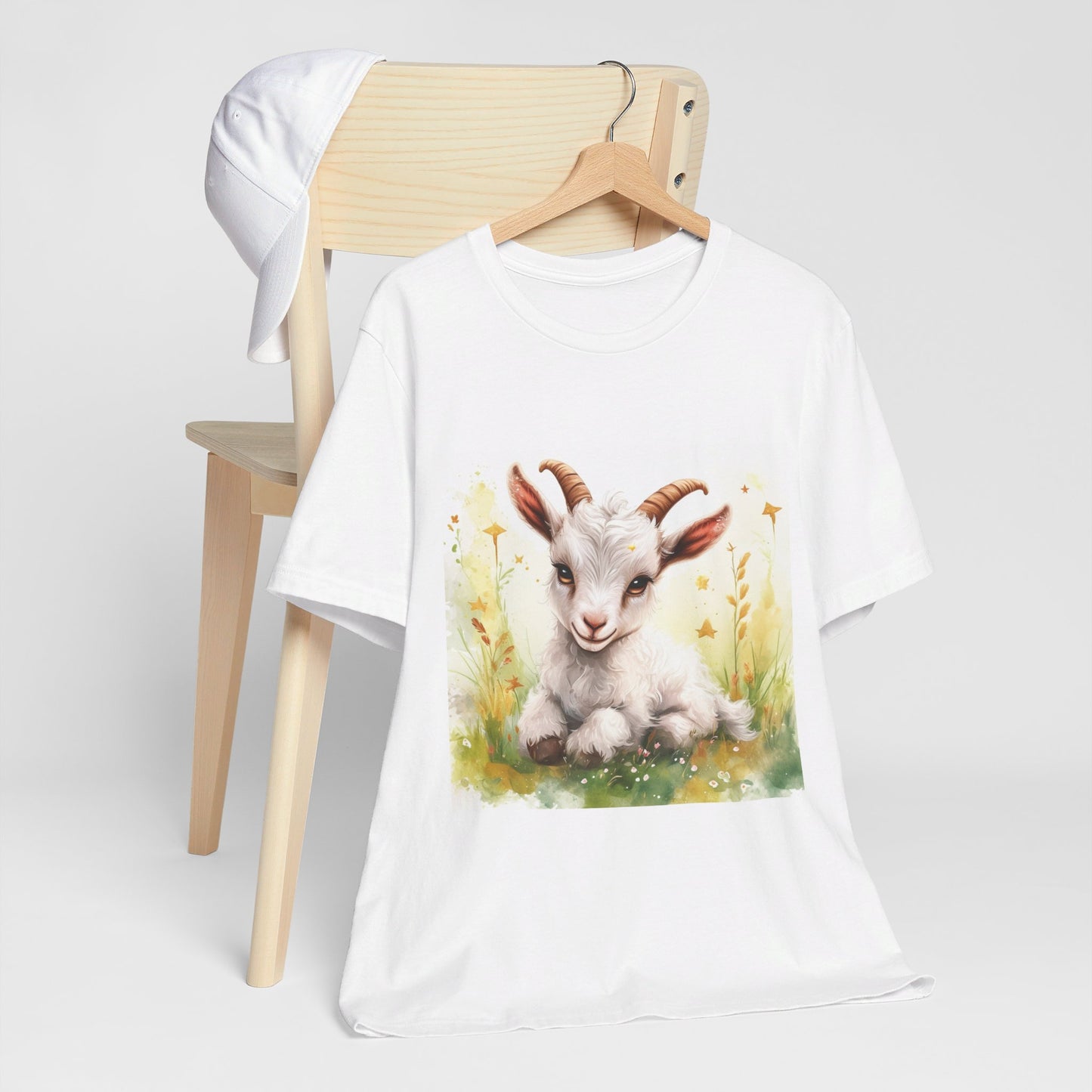 Cute Goat Unisex Jersey Short Sleeve Tee