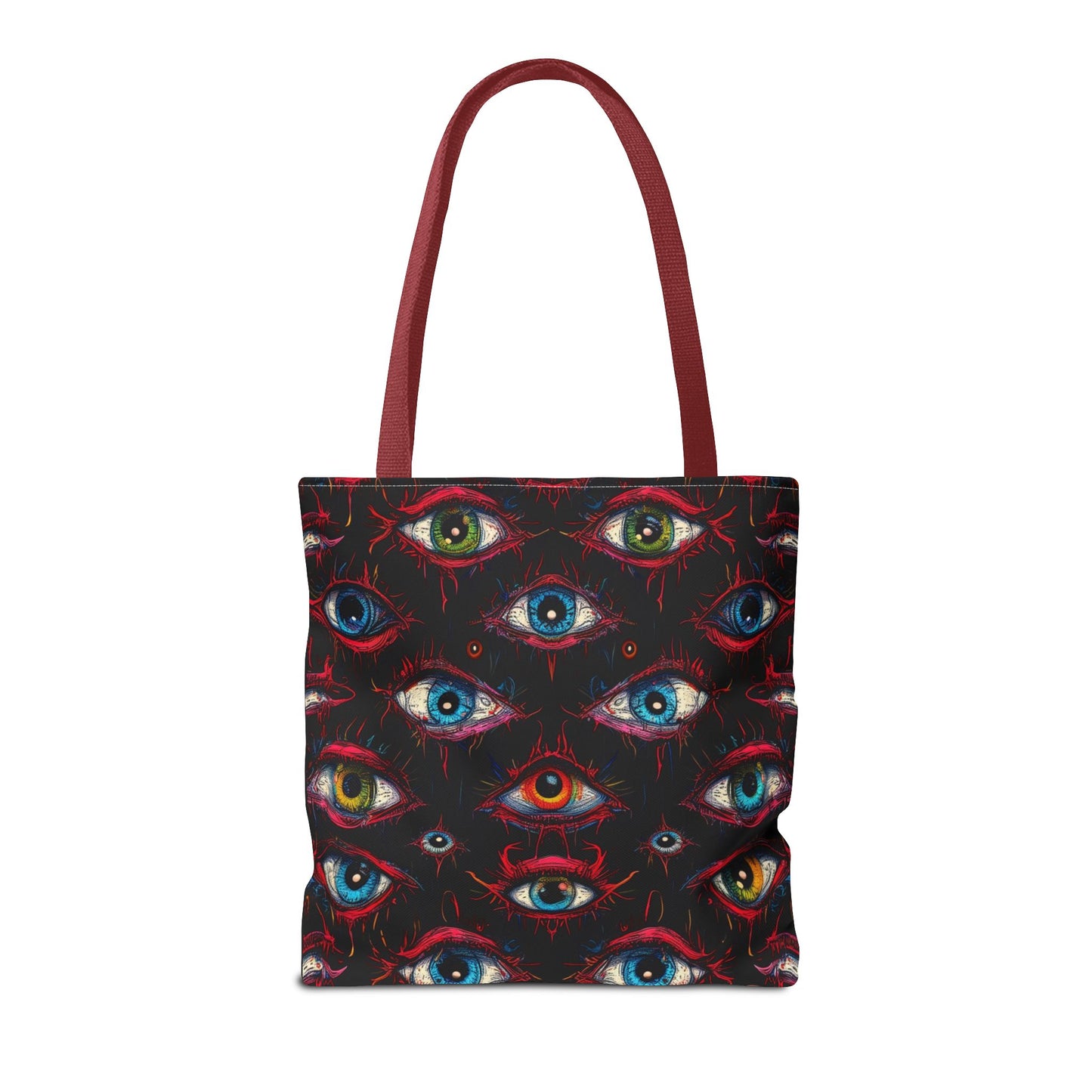 Creepy Eye Pattern Tote Bag (AOP)