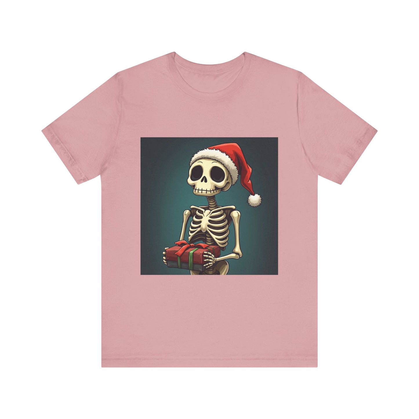 Cute Cartoon Festive Skeleton Unisex Jersey Tee