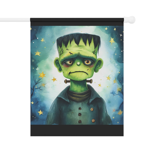 Cute Frankenstein Monster Garden & House Banner