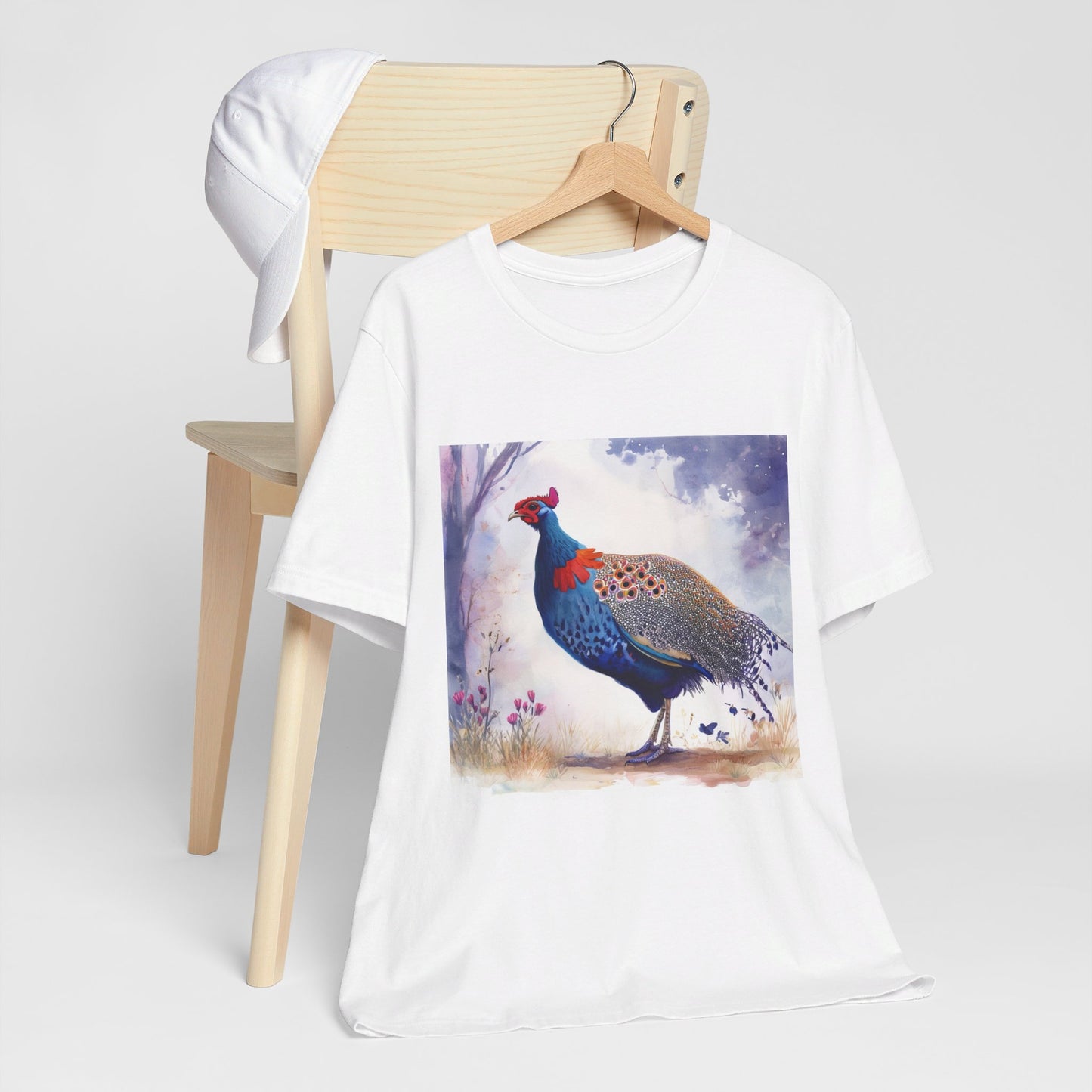 Cute Guinea Fowl Unisex Jersey Short Sleeve Tee