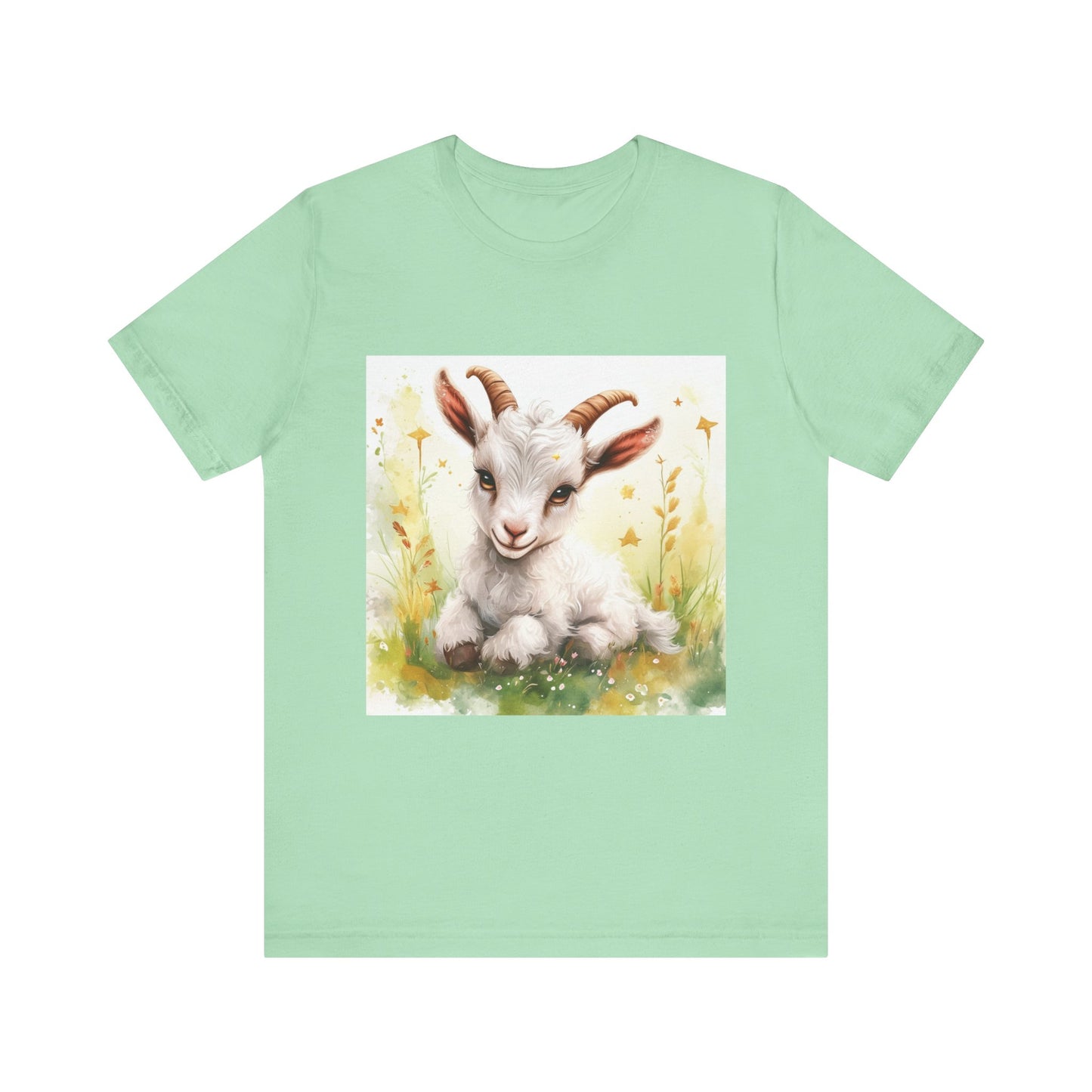 Cute Goat Unisex Jersey Short Sleeve Tee