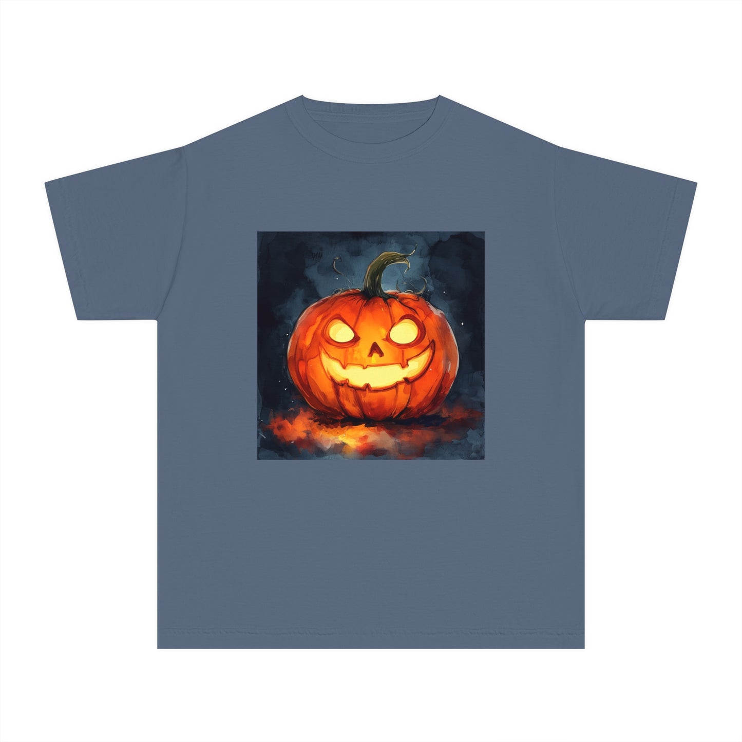 Cute Creepy Jack o' Lantern Youth Midweight Tee